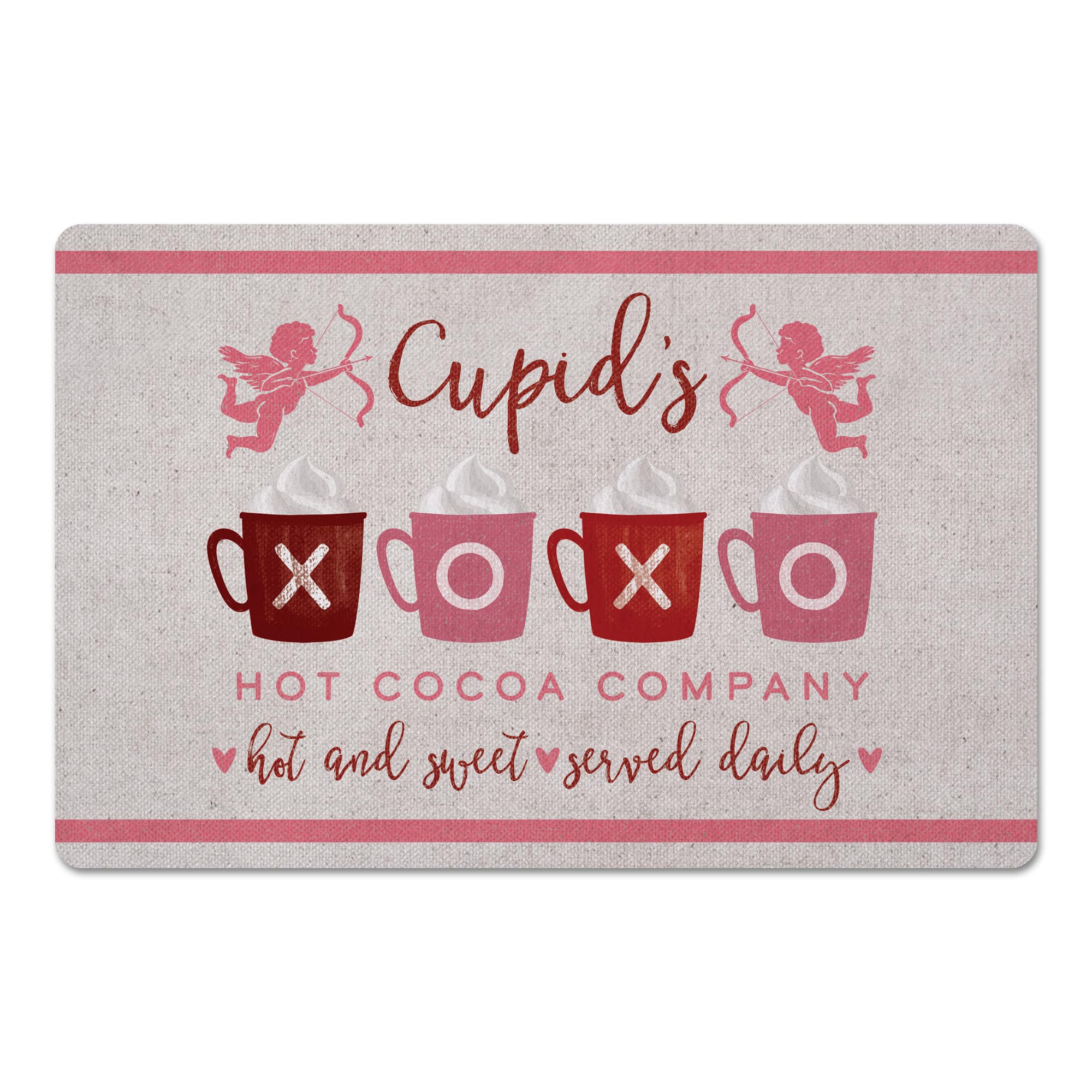 Cupids Hot Cocoa Company 27&#x22; x 18&#x22; Floor Mat