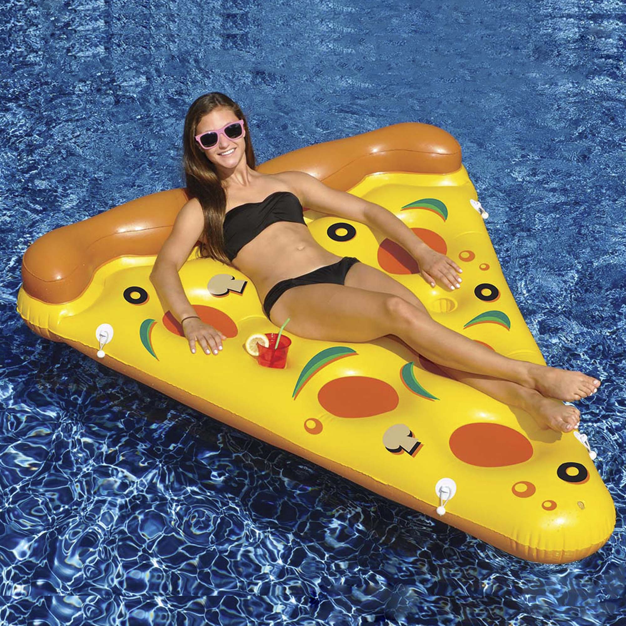 6ft. Inflatable Pizza Slice Swimming Pool Float