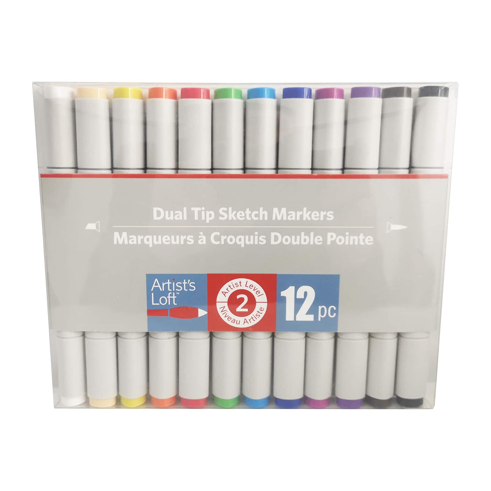 6 Packs: 12 ct. (72 total) Dual Tip Sketch Markers by Artist's Loft™