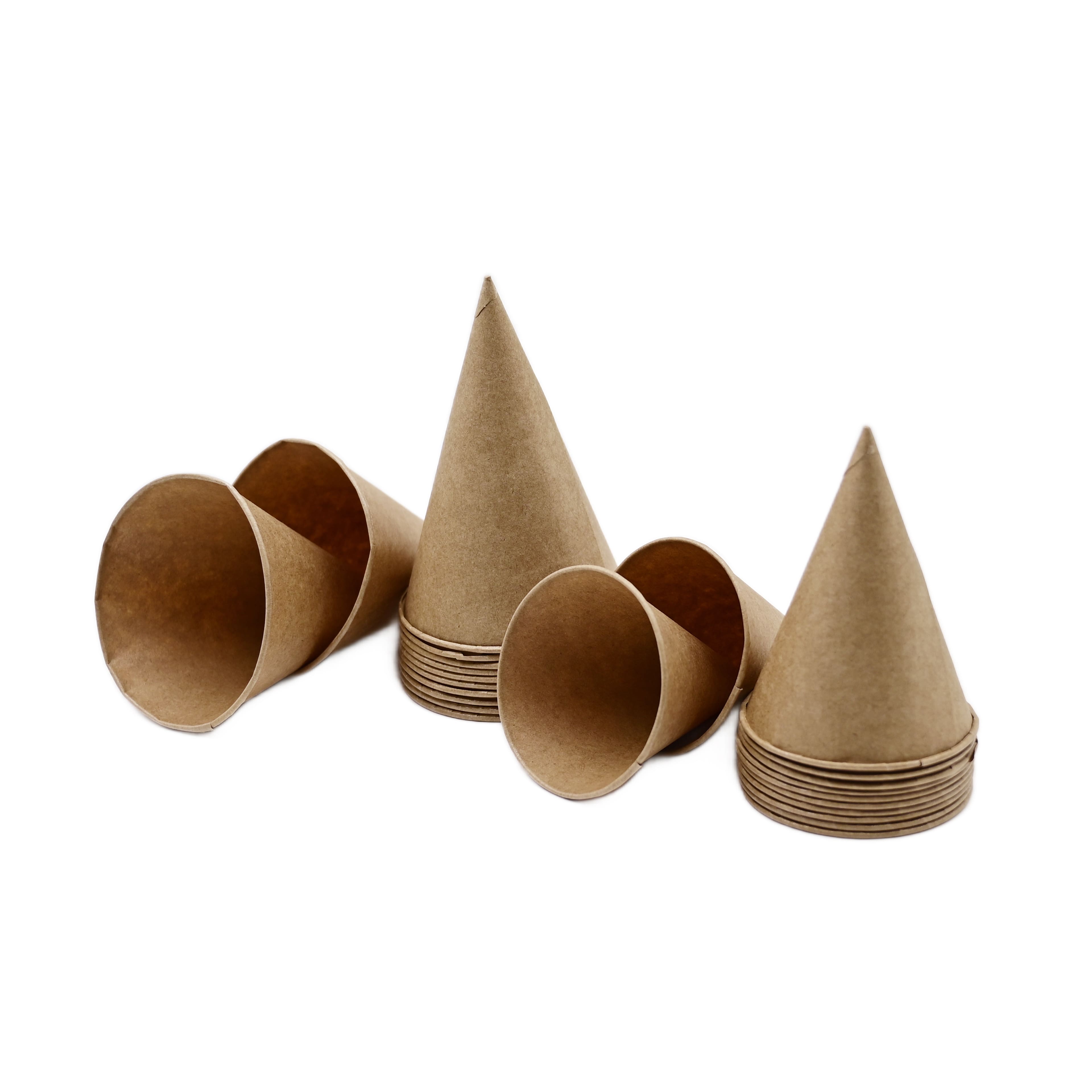 Brown Paper Cones, 24ct. by Creatology&#x2122;