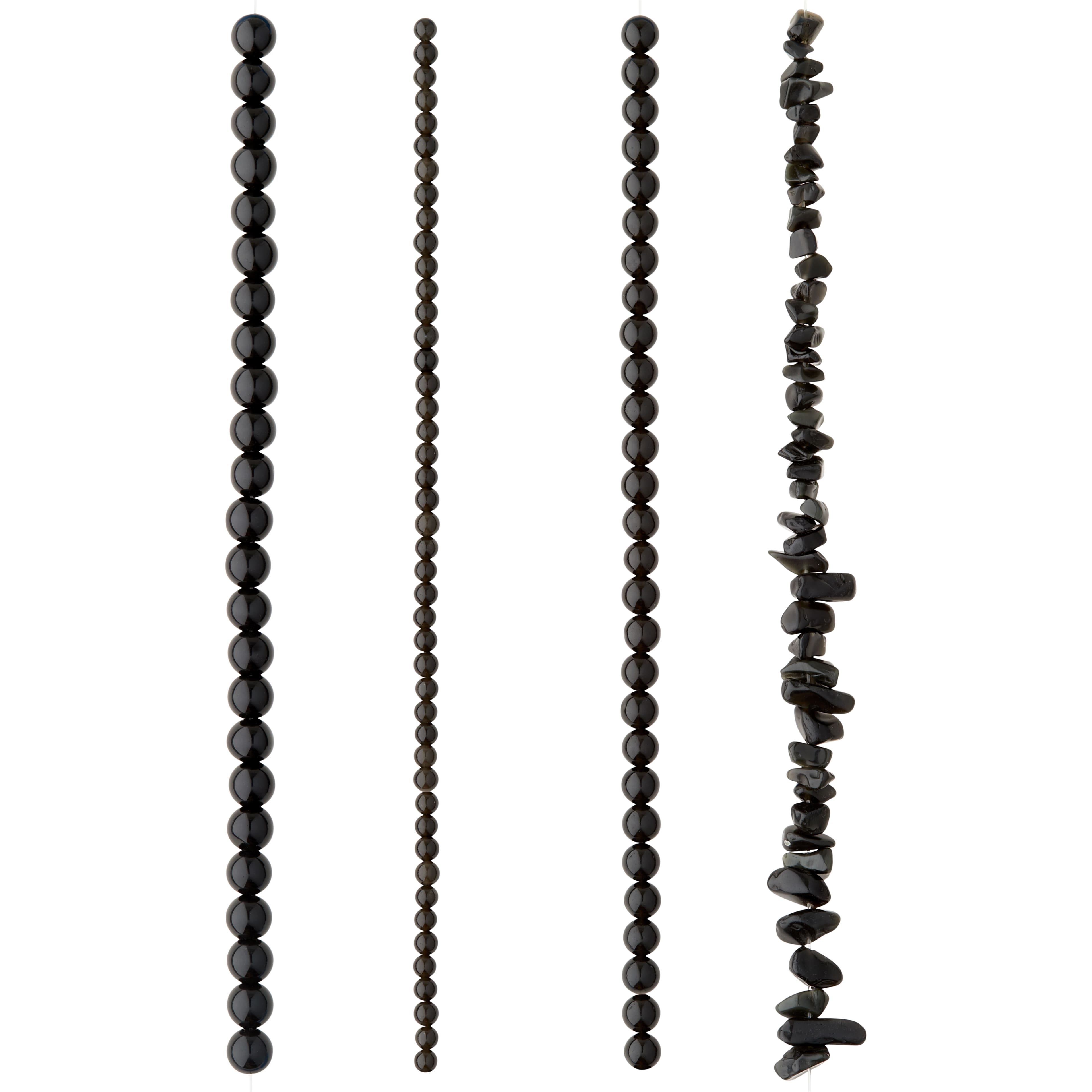 Black Obsidian Beads Value Pack by Bead Landing™