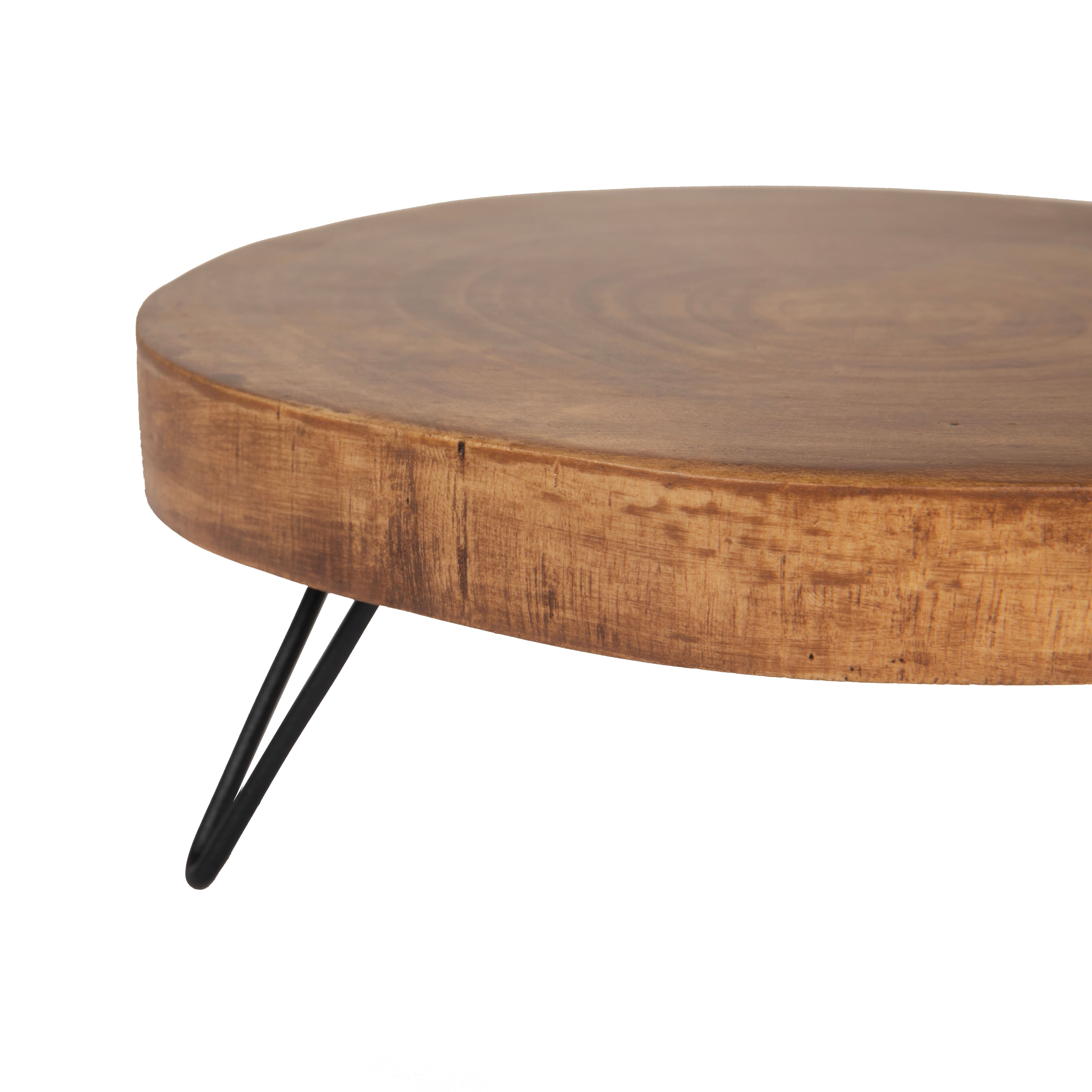 Hello Honey&#xAE; Decorative Paulownia Wood Pedestal