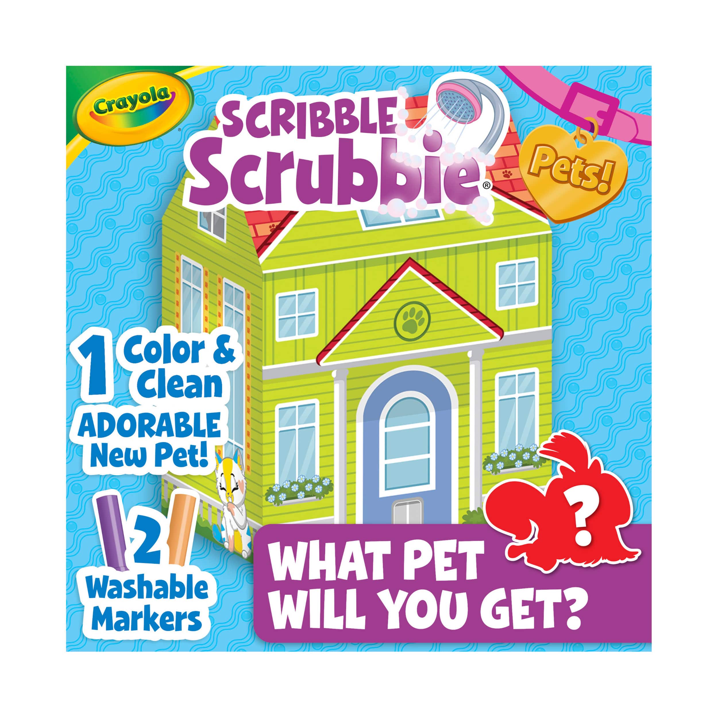 Ensemble d&#x2019;animal myst&#xE8;re Scribble Scrubbie de Crayola