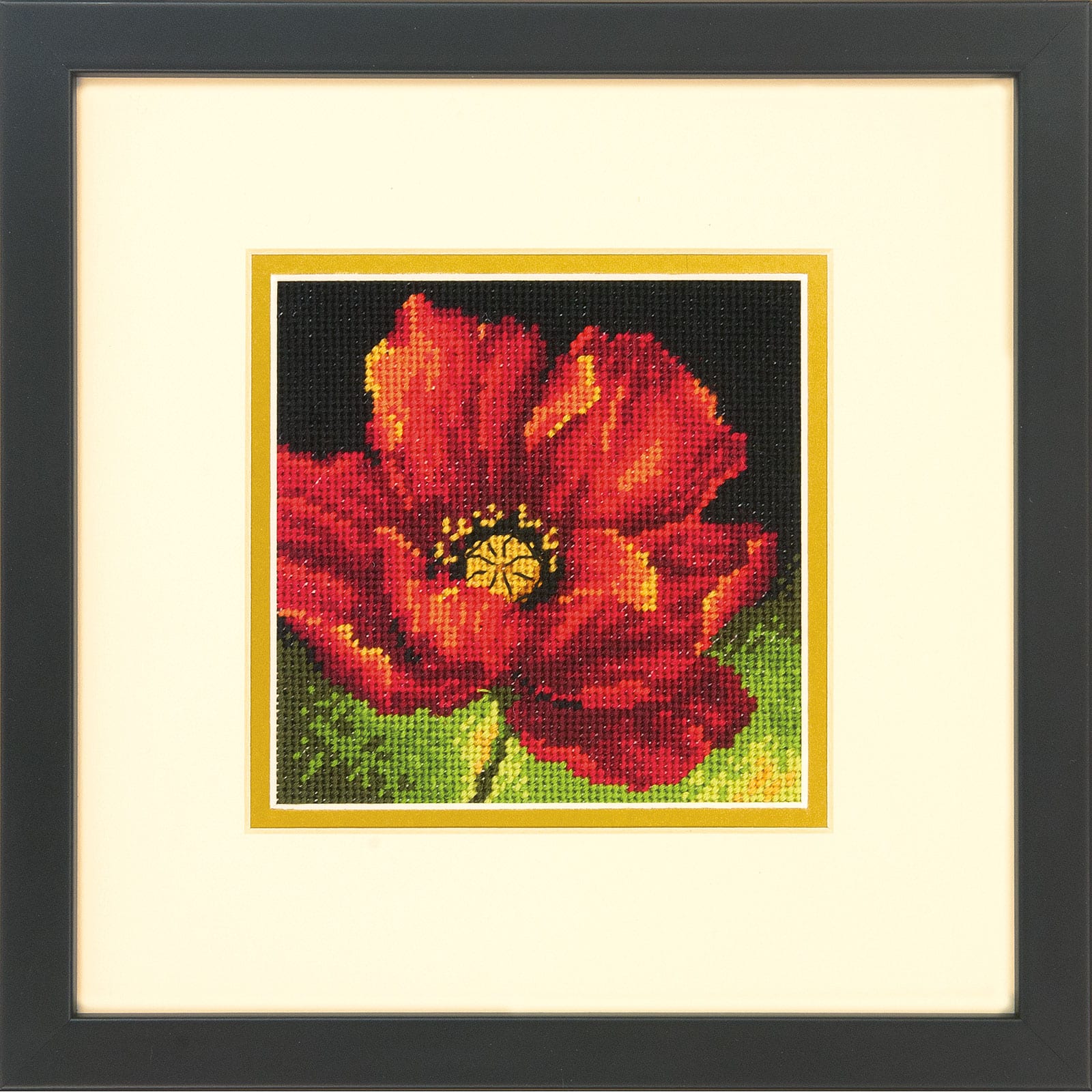 Dimensions&#xAE; Red Poppy Needlepoint Kit