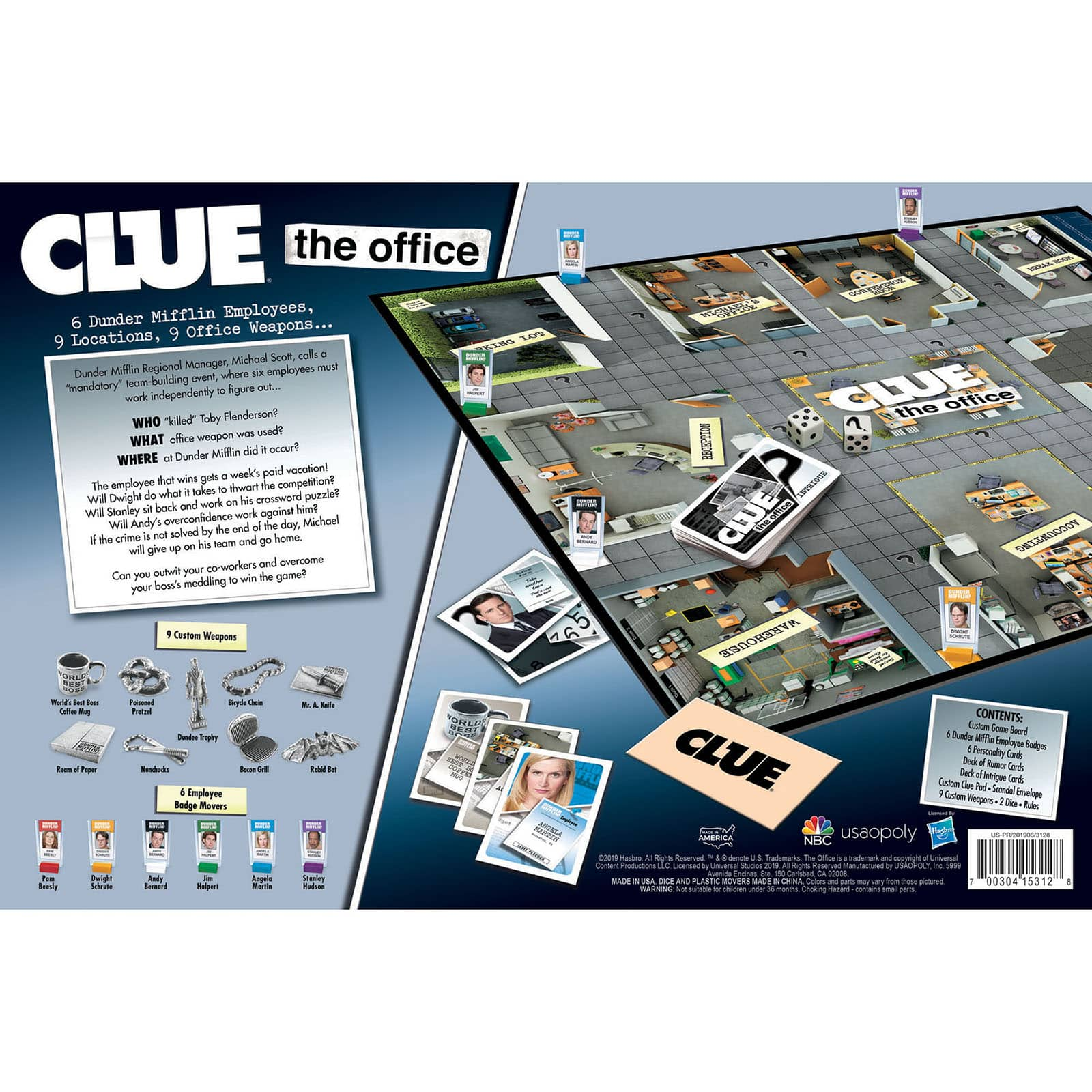 USAopoly CLUE&#xAE;: The Office