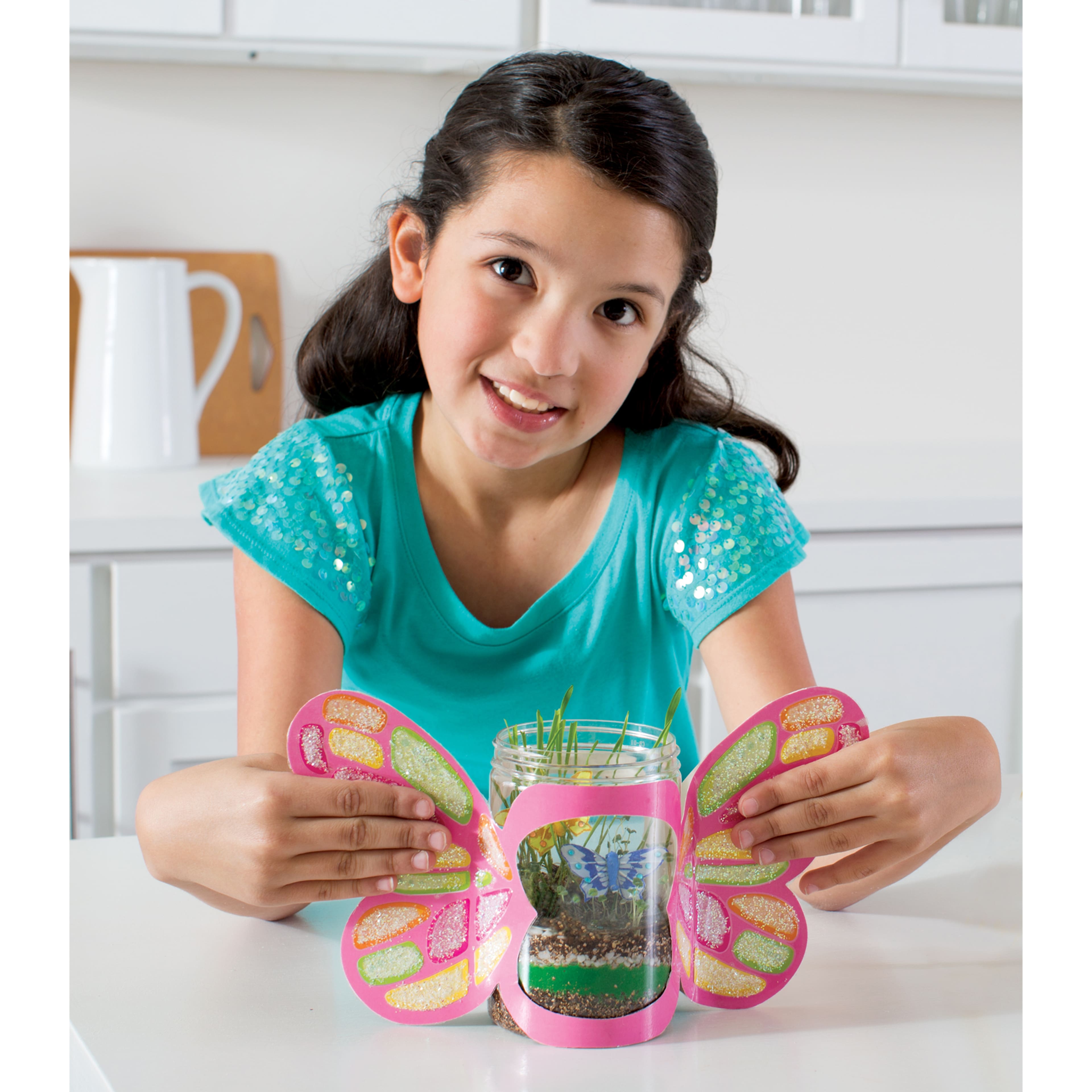 Faber-Castell&#xAE; Creativity for Kids&#xAE; Sparkle &#x26; Grow Butterfly Terrarium
