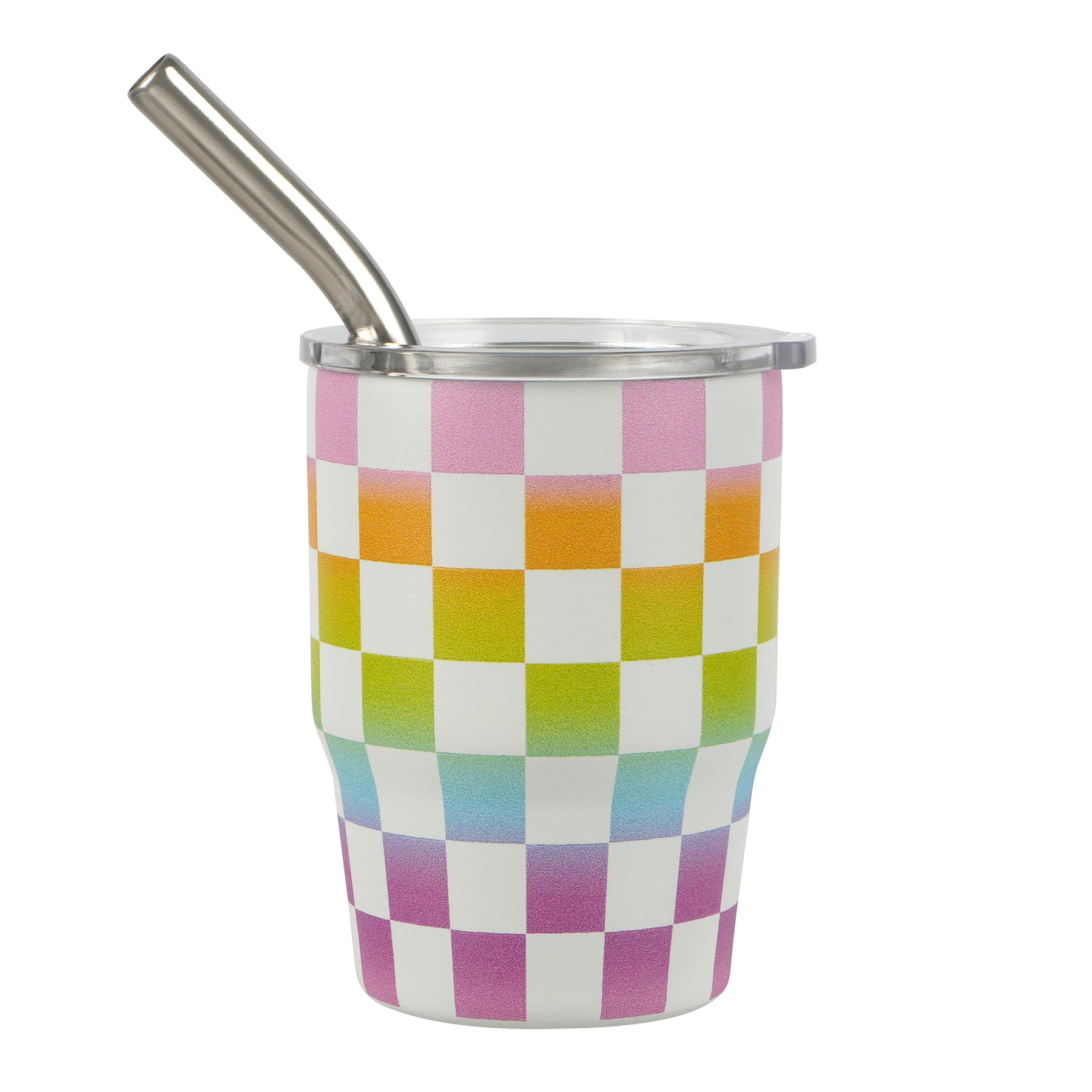 3oz. Mini Check Stainless Steel Insulated Tumbler by Ashland&#xAE;