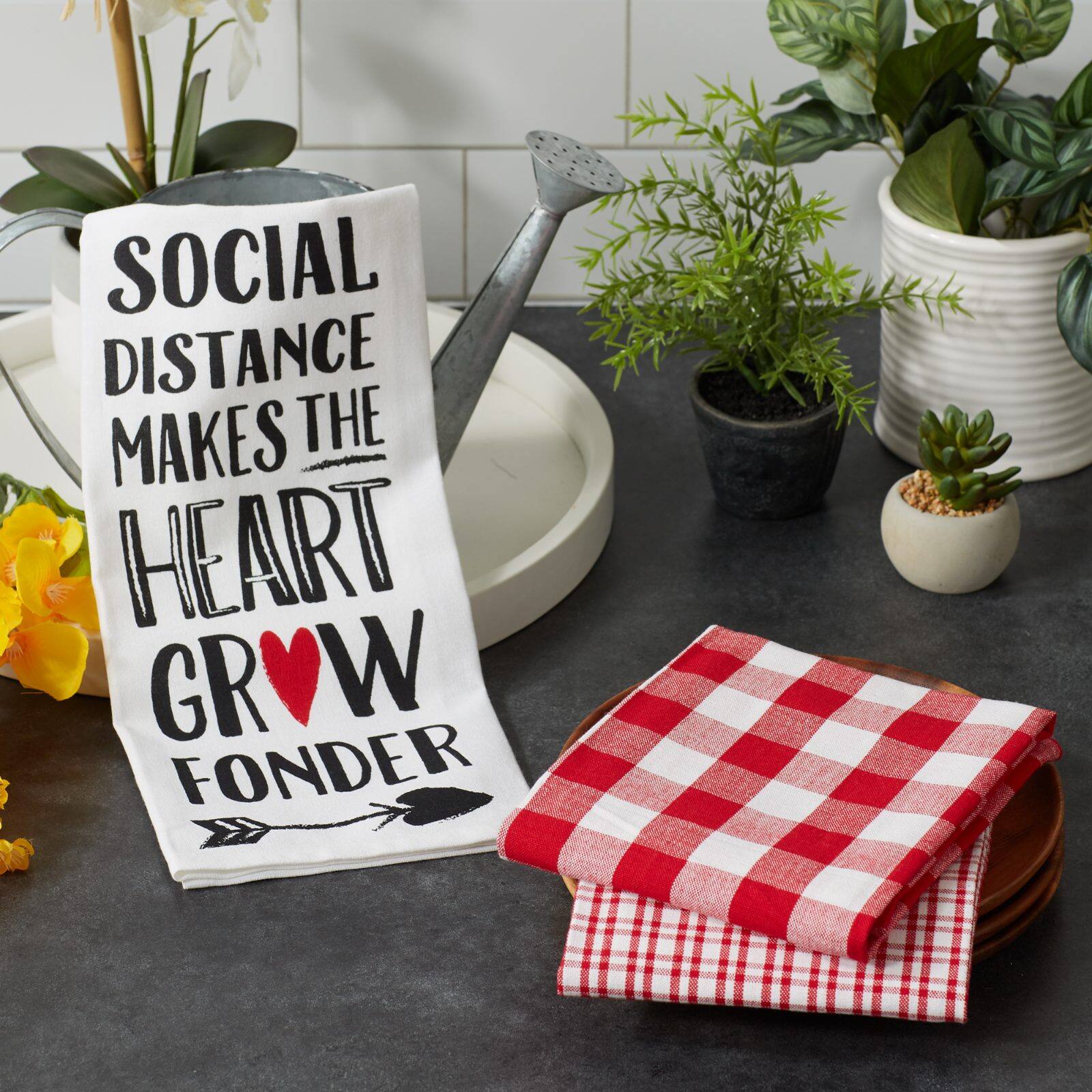 DII® Social Distance Dishtowel Set