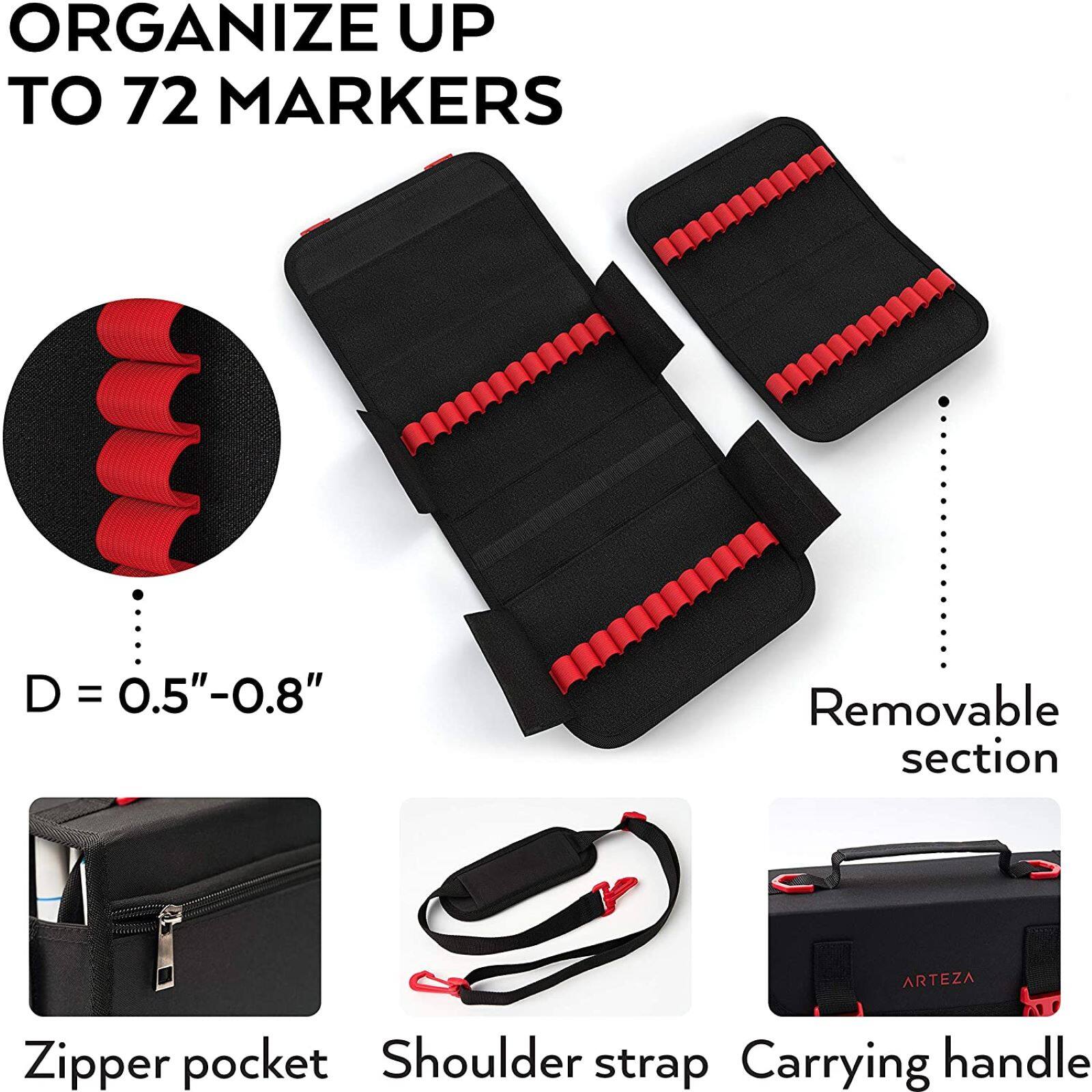 Arteza® 72 Slot Marker Case