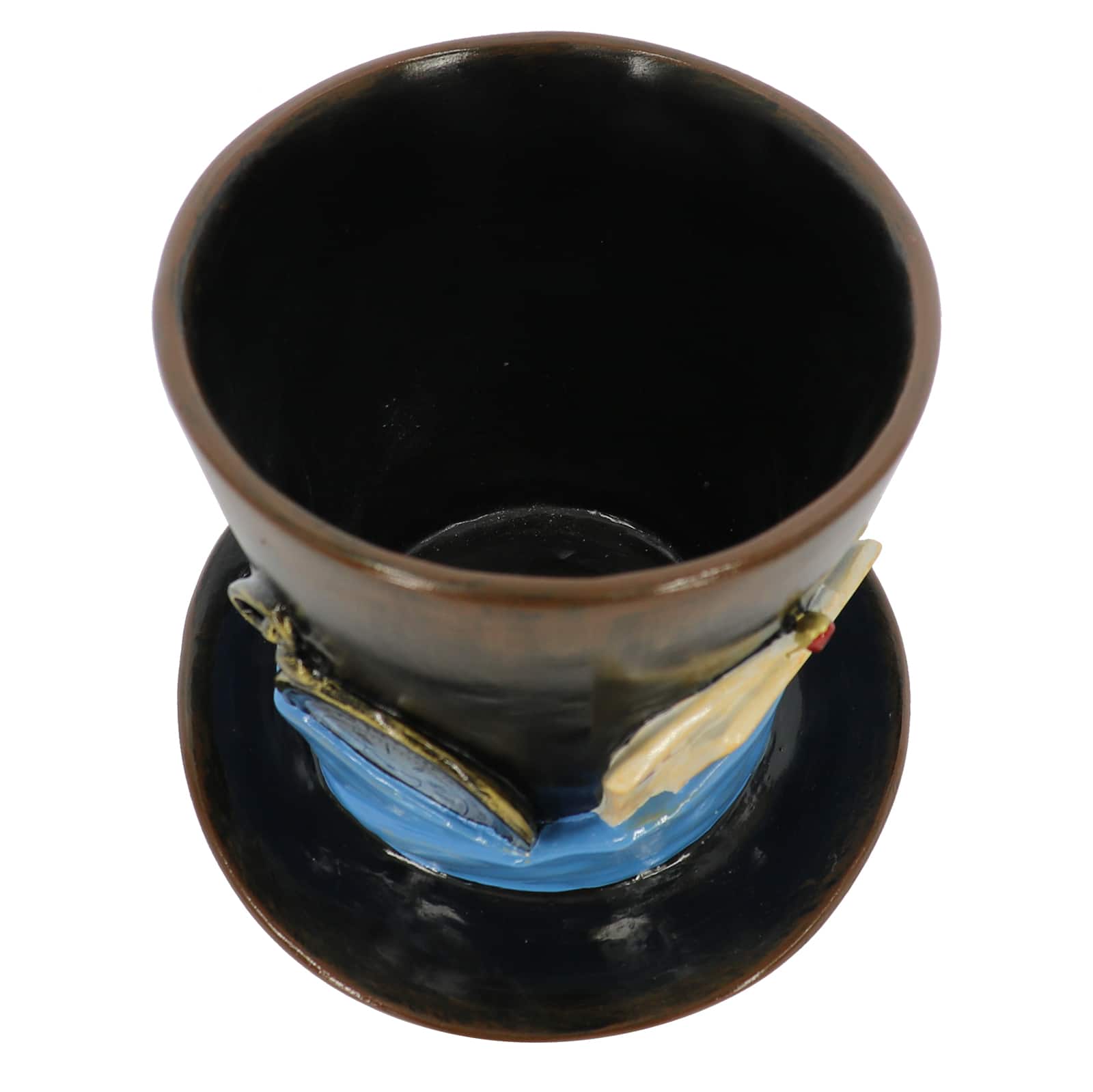 6.5&#x22; Mad Hatter Top Hat Decorative Container by Ashland&#xAE;