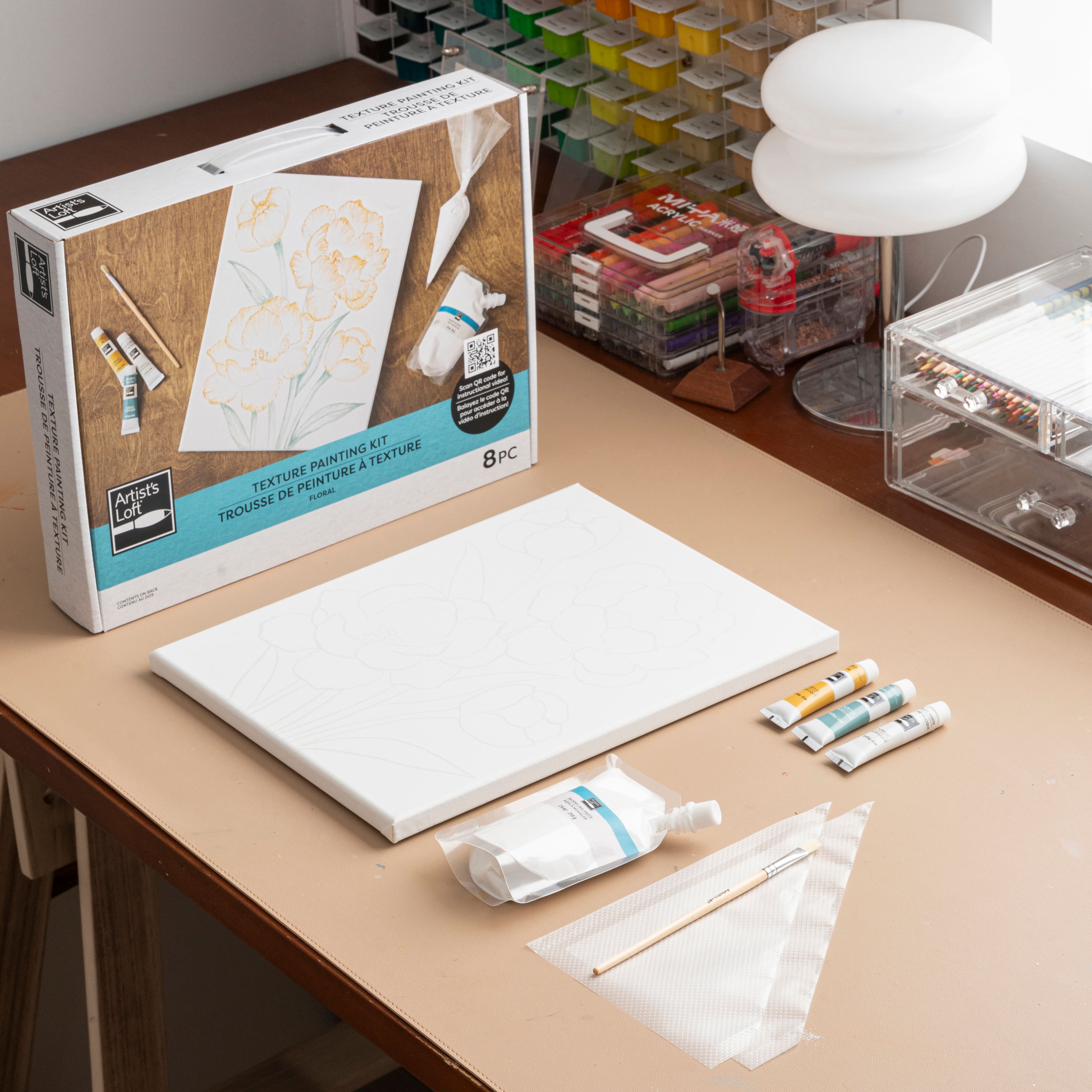 Floral Texture Painting Kit by Artist&#x27;s Loft&#xAE;