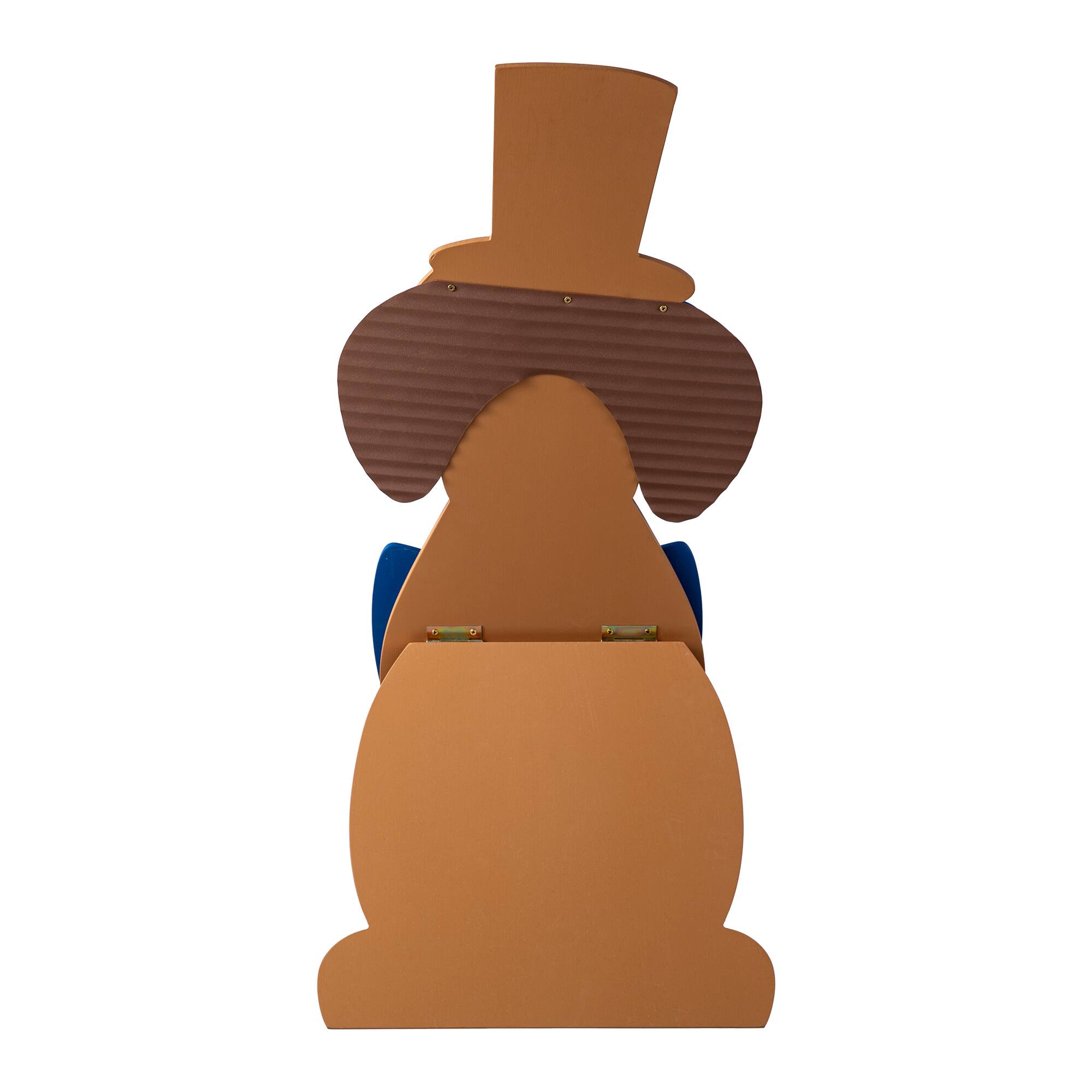 Glitzhome® 30" Patriotic Americana Labrador Easel Porch Décor