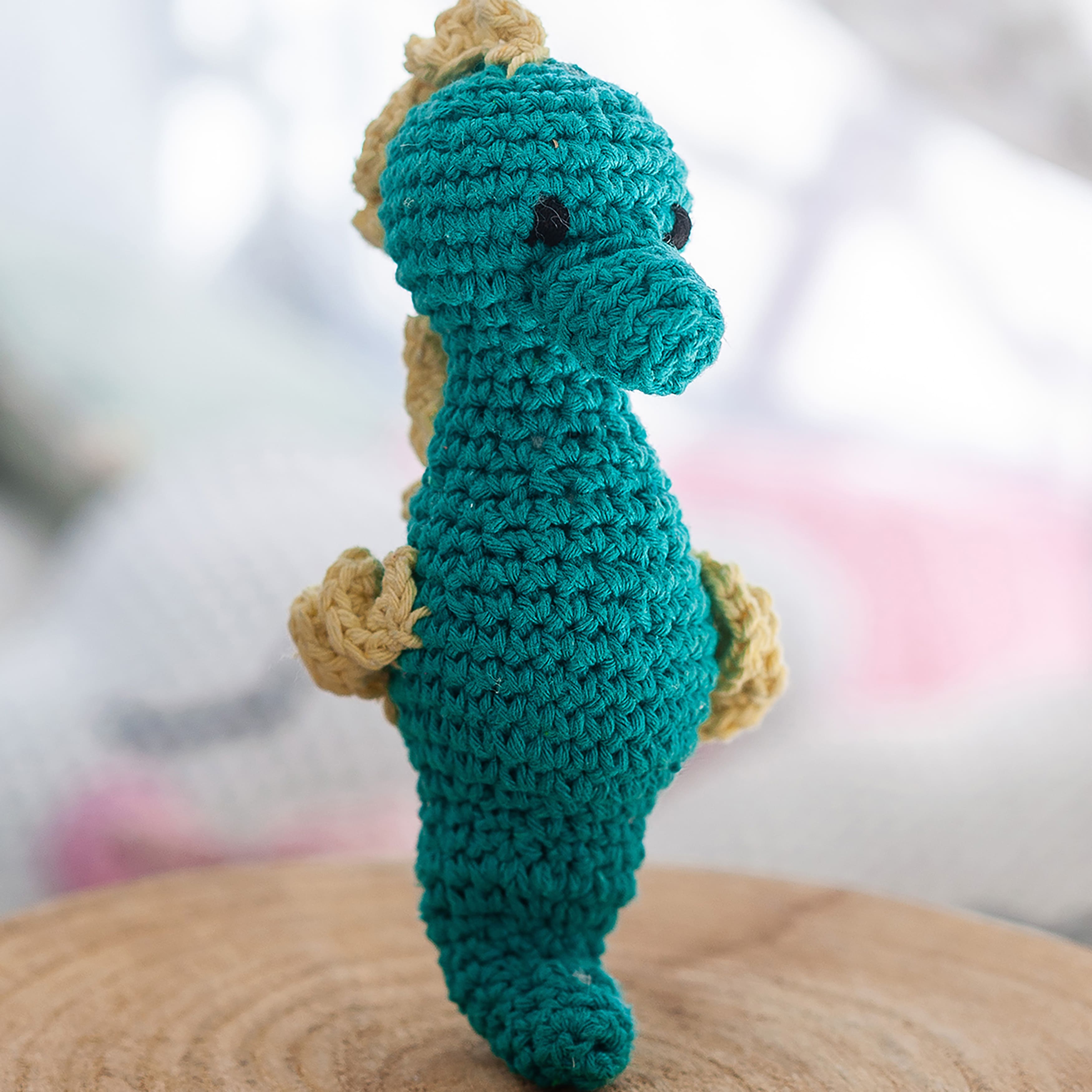 Hoooked Bubbles the Seahorse DIY Crochet Kit