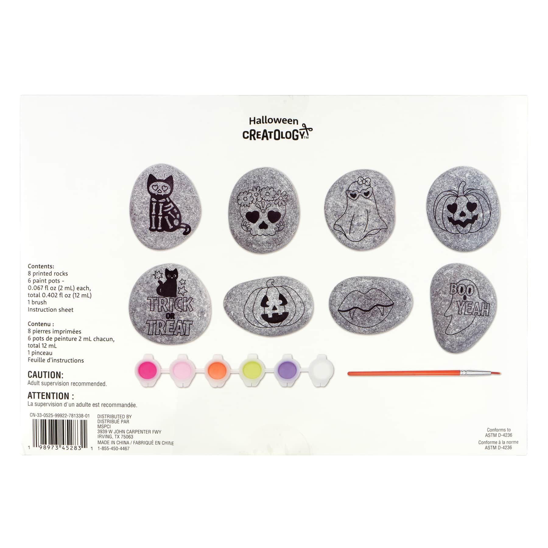 Sweet &#x26; Spooky Rock Art Craft Kit by Creatology&#x2122;