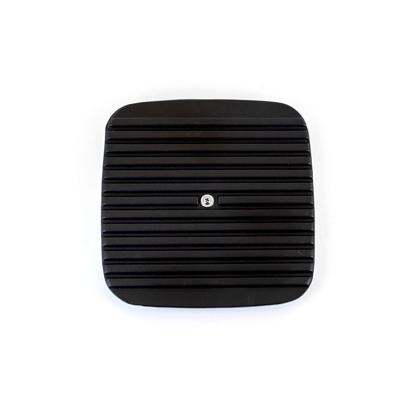 MegaChef 11" Square Blue Enamel Cast Iron Grill Pan with Matching Grill Press