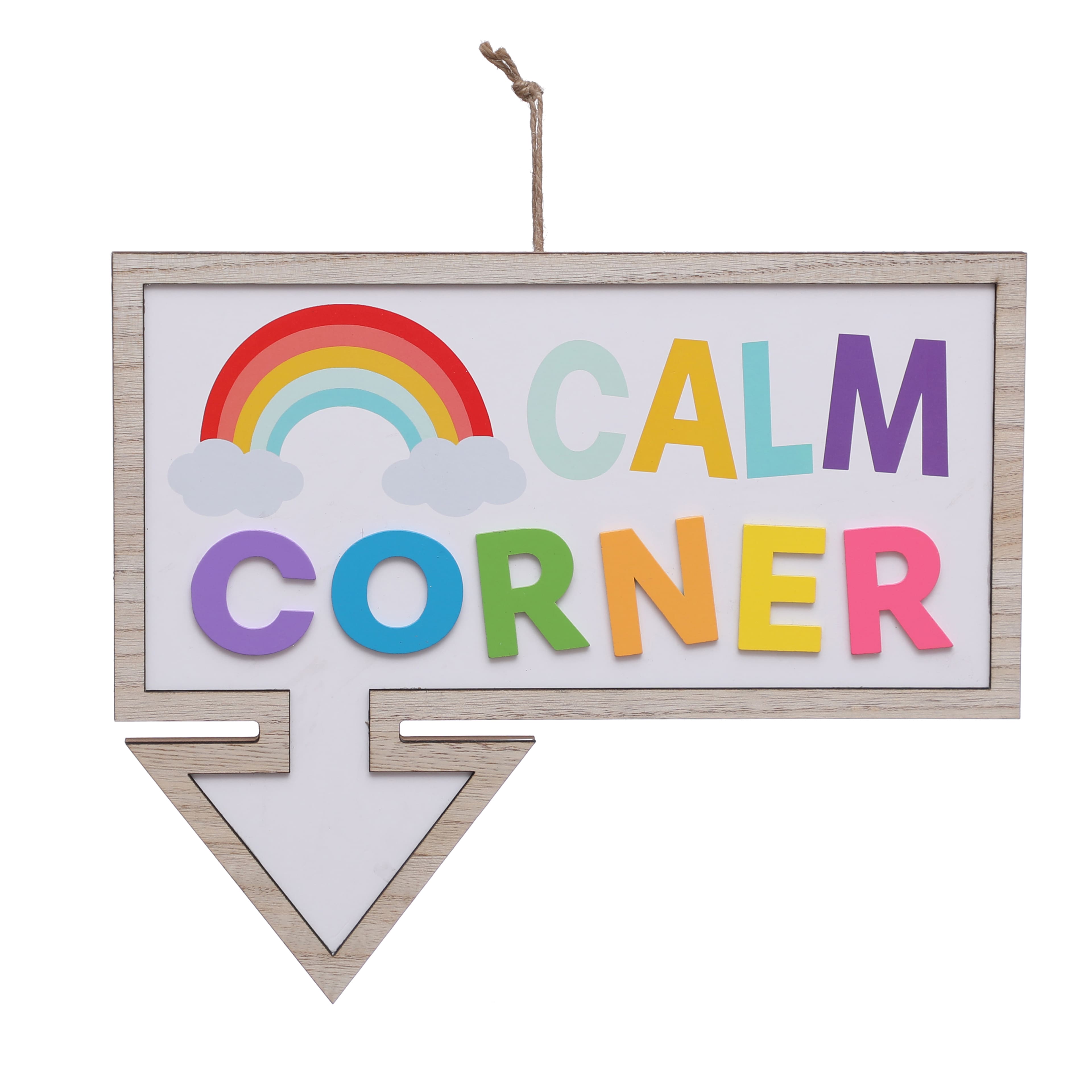 Class Rules! Calm Corner Wall Sign by B2C&#x2122;