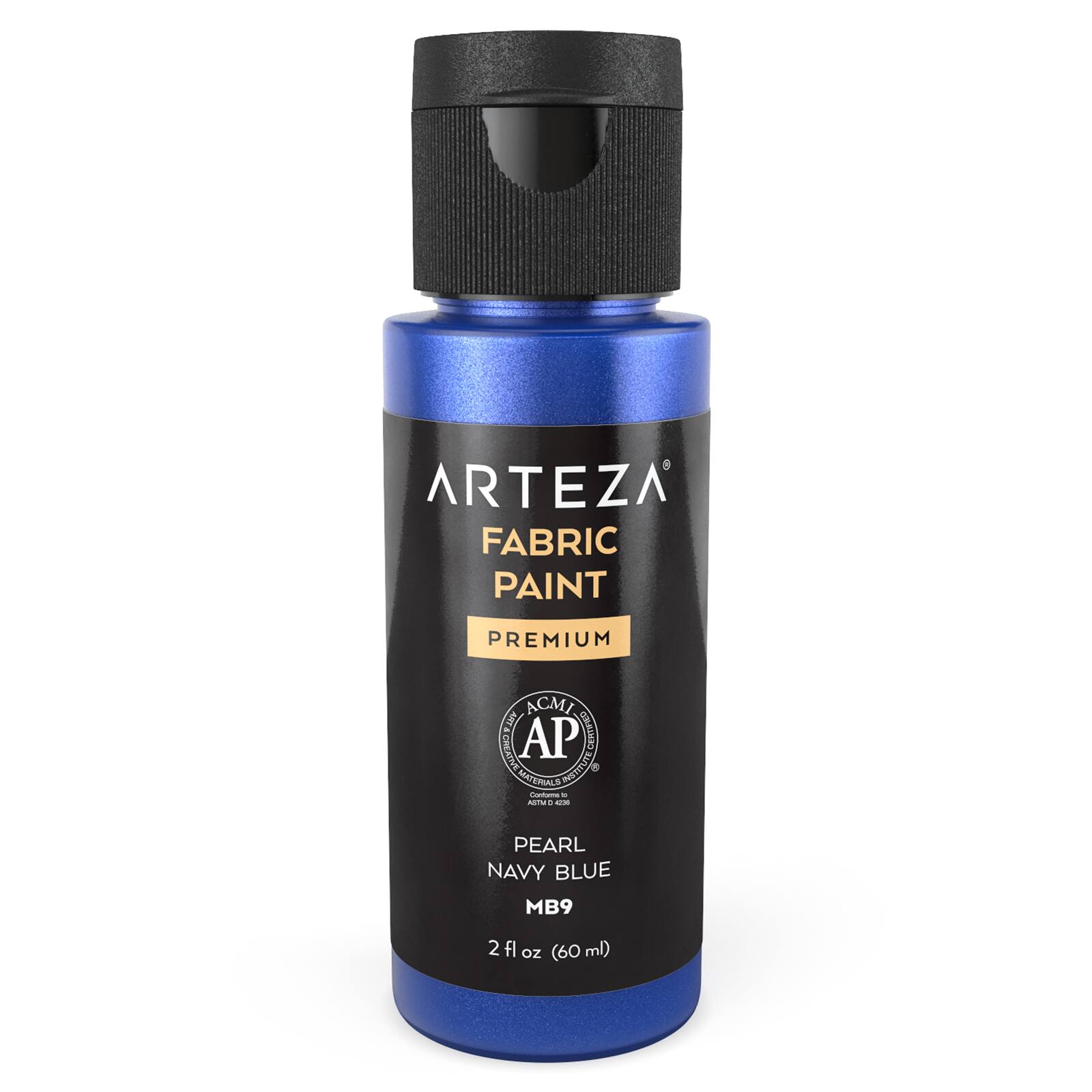 Arteza&#xAE; 14 Color Metallic Fabric Paint Set