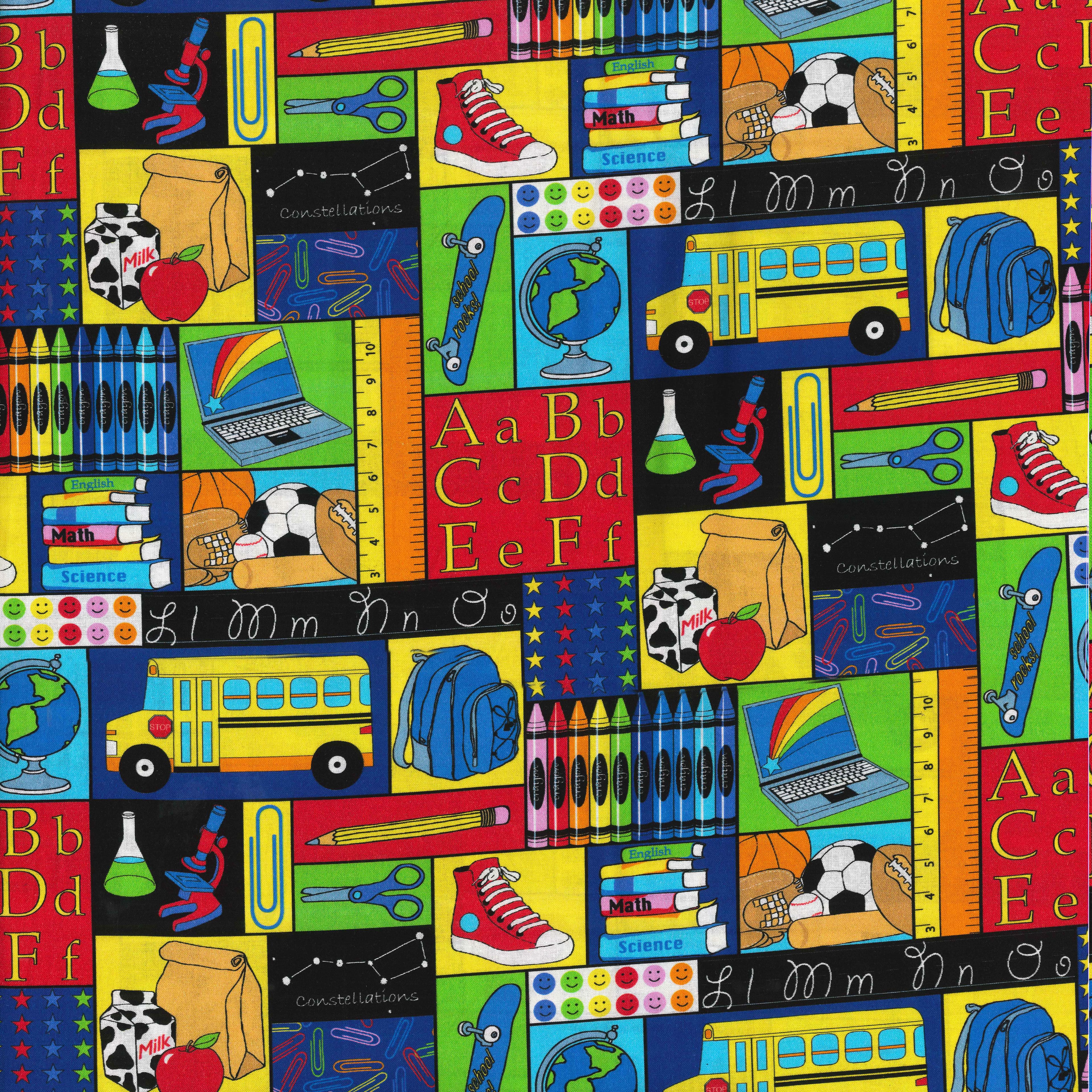 Fabric Traditions School Classroom Cotton Fabric | Michaels