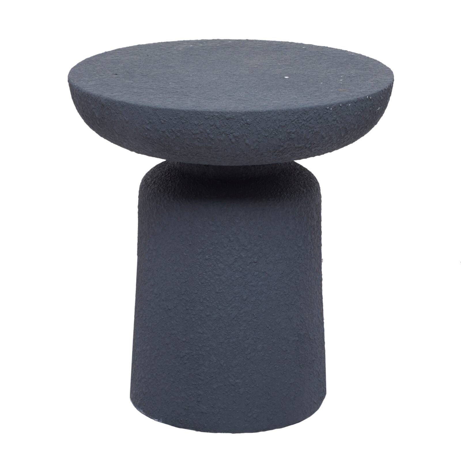 Blue Contemporary Garden Stool, 17&#x22; x 17&#x22; x 18&#x22;