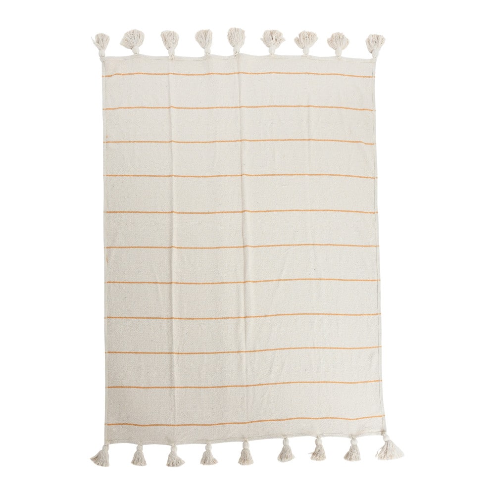 Hello Honey® Striped Cotton Throw Blanket with Tassels