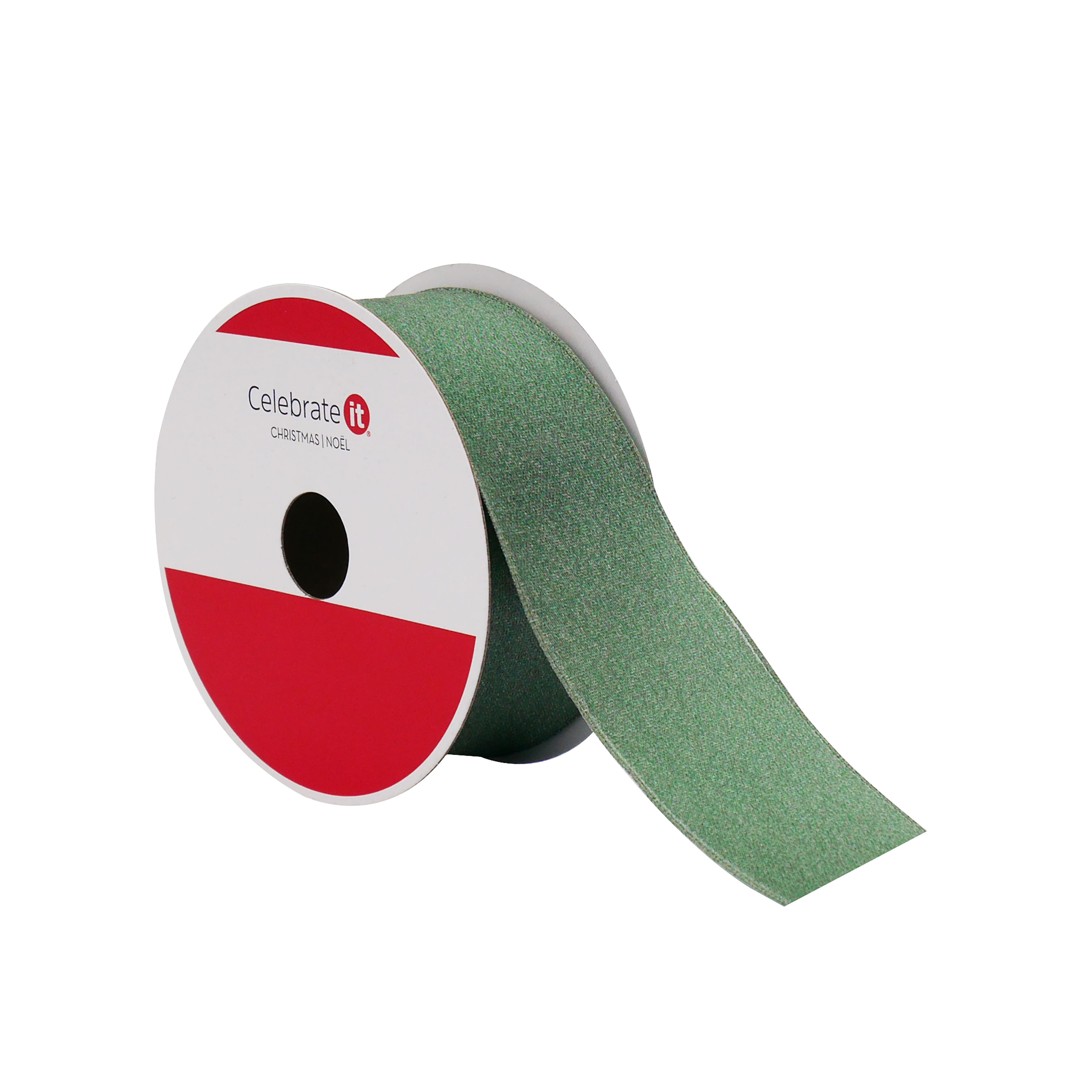 1.5&#x22; x 30ft. Sage Wired Sateen Ribbon by Celebrate It&#xAE;