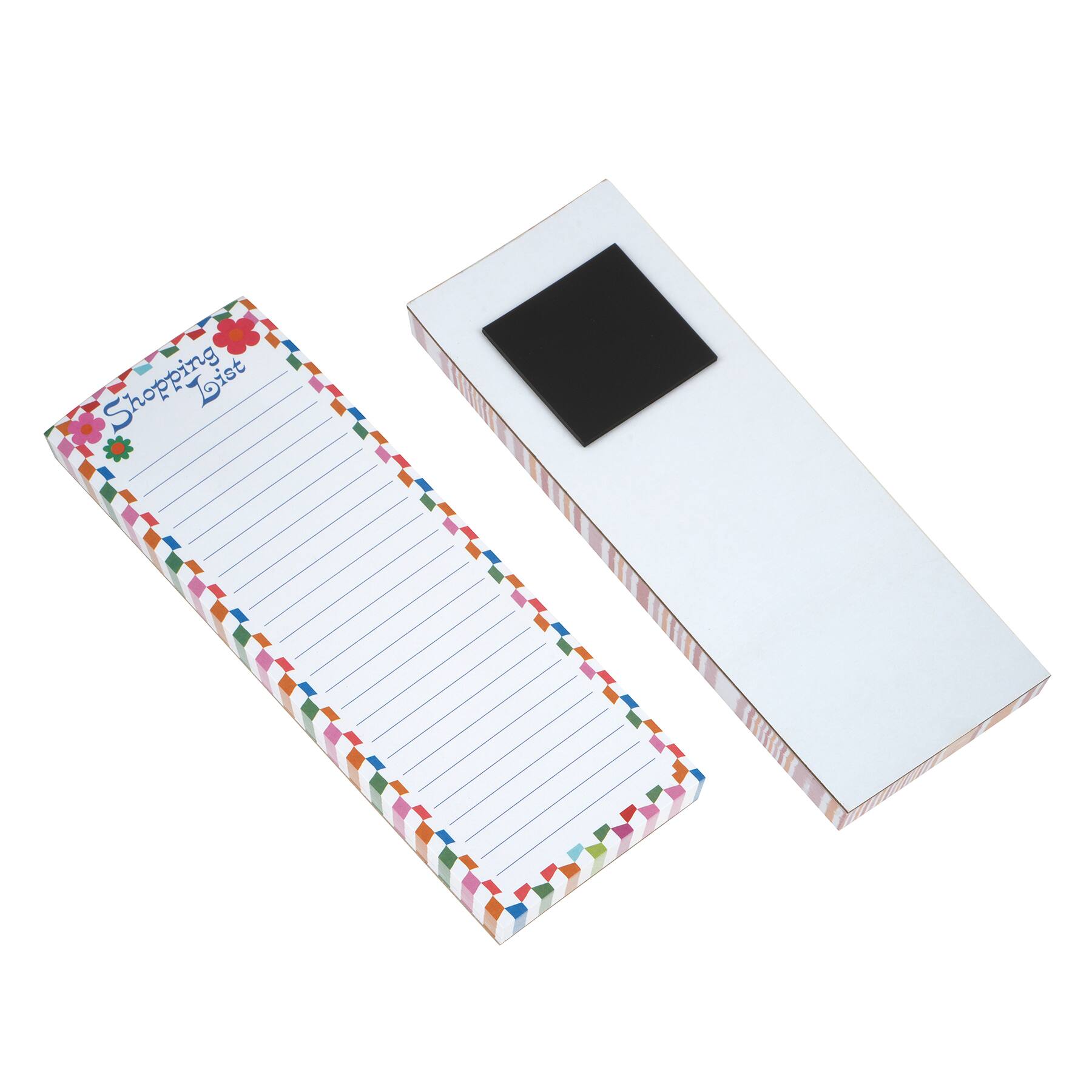 Assortiment de bloc-notes r&#xE9;tro &#xAB;&#xA0;Shopping&#xA0;&#xBB; de 7,6&#xA0;cm x 21,6&#xA0;cm avec aimant de Trouvailles Fabuleuses, 1&#xA0;unit&#xE9;