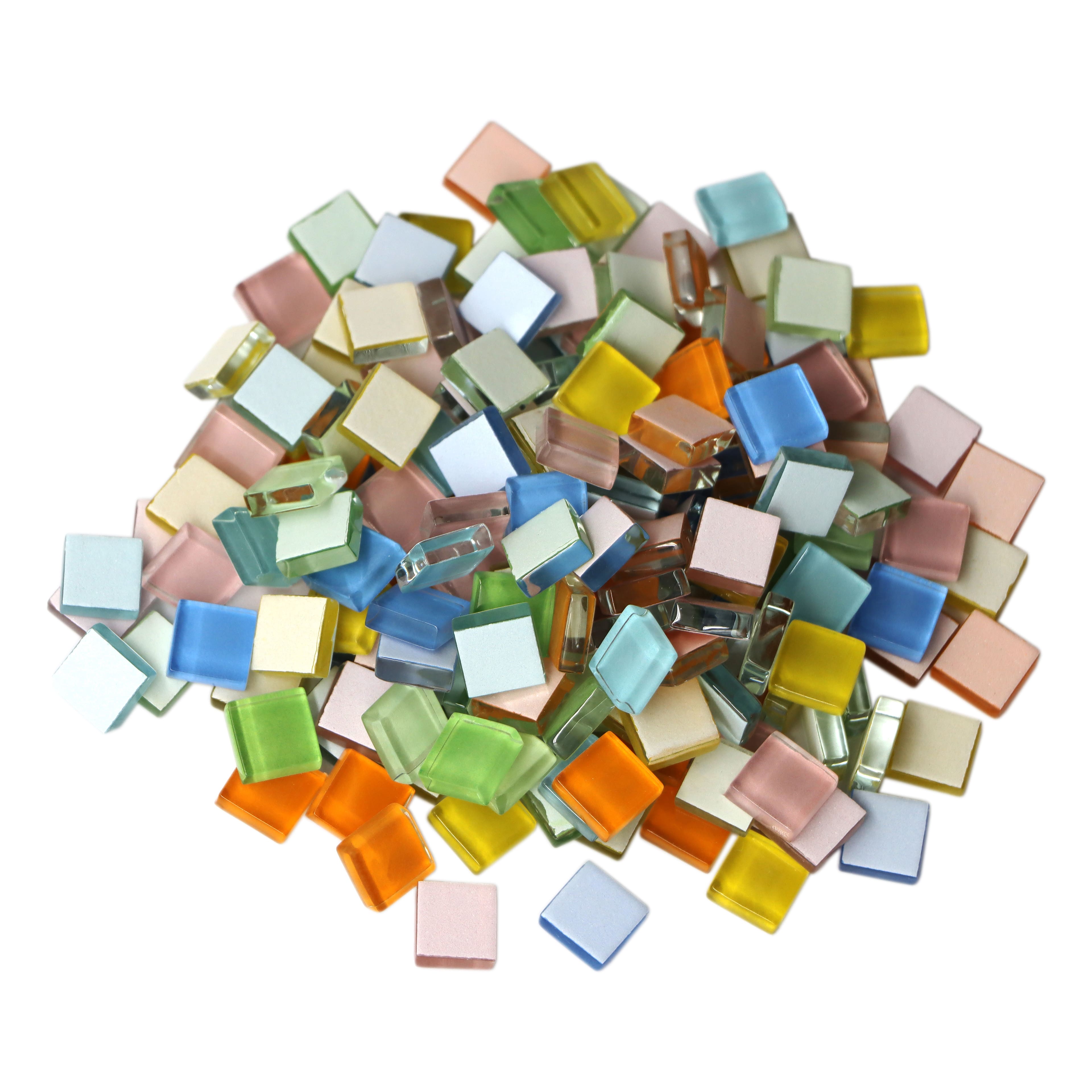 4&#x22; Pastel Rainbow Mosaic Vase Kit by Make Market&#xAE;