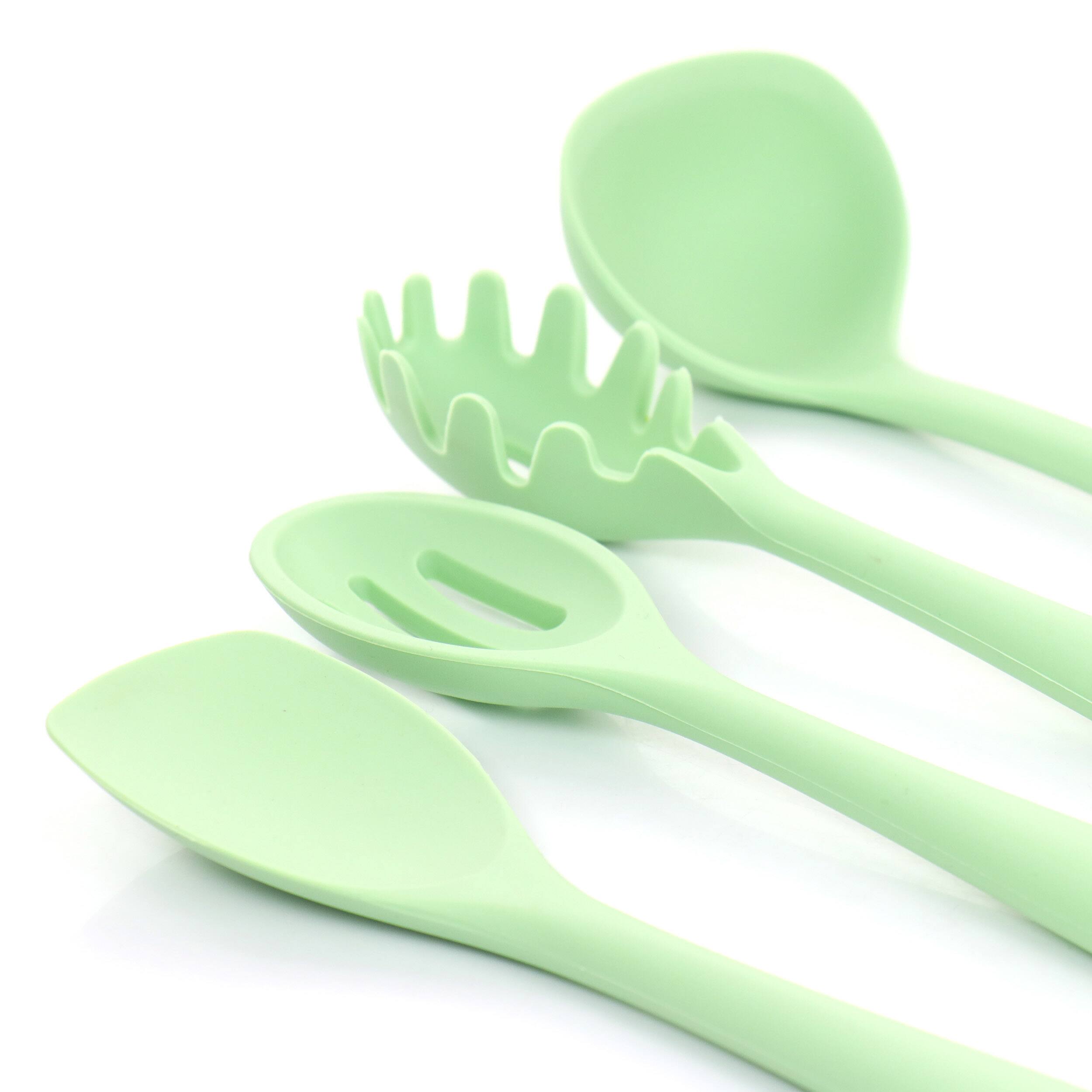 MegaChef Mint Green Silicone Cooking Utensils Set, 12ct.