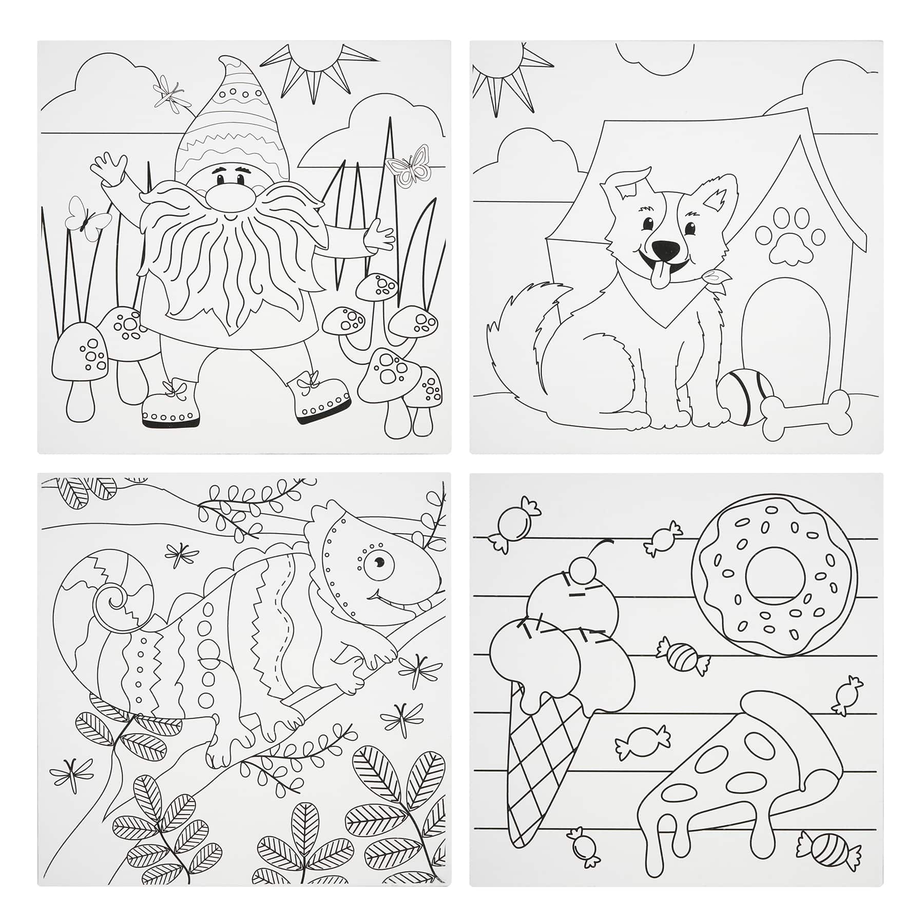 12 Pack: Coloring Board Assortment No.1 by Creatology™