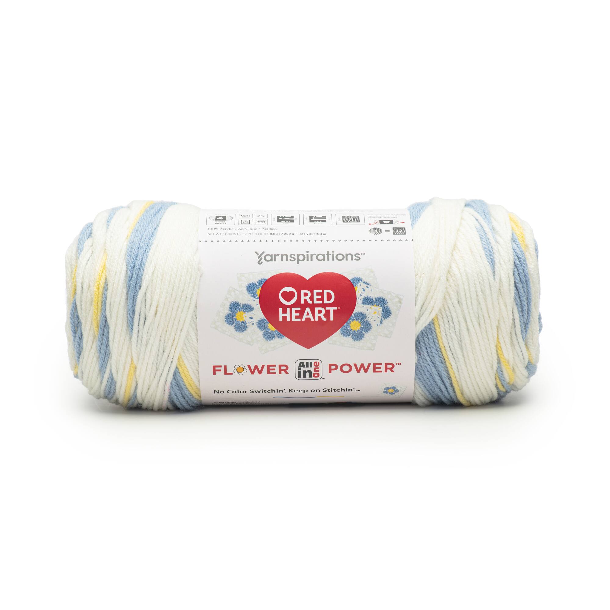 3 Pack Red Heart&#xAE; All In One Flower Power&#x2122; Yarn