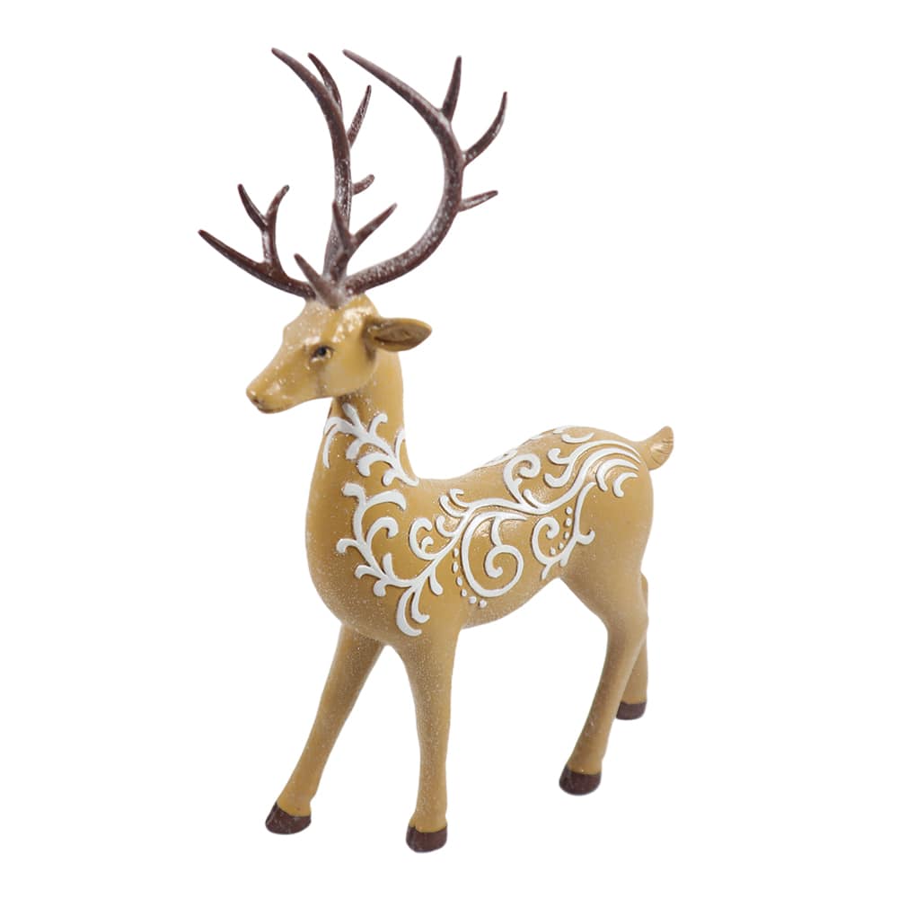 11&#x22; Frosted Standing Deer Tabletop D&#xE9;cor by Ashland&#xAE;