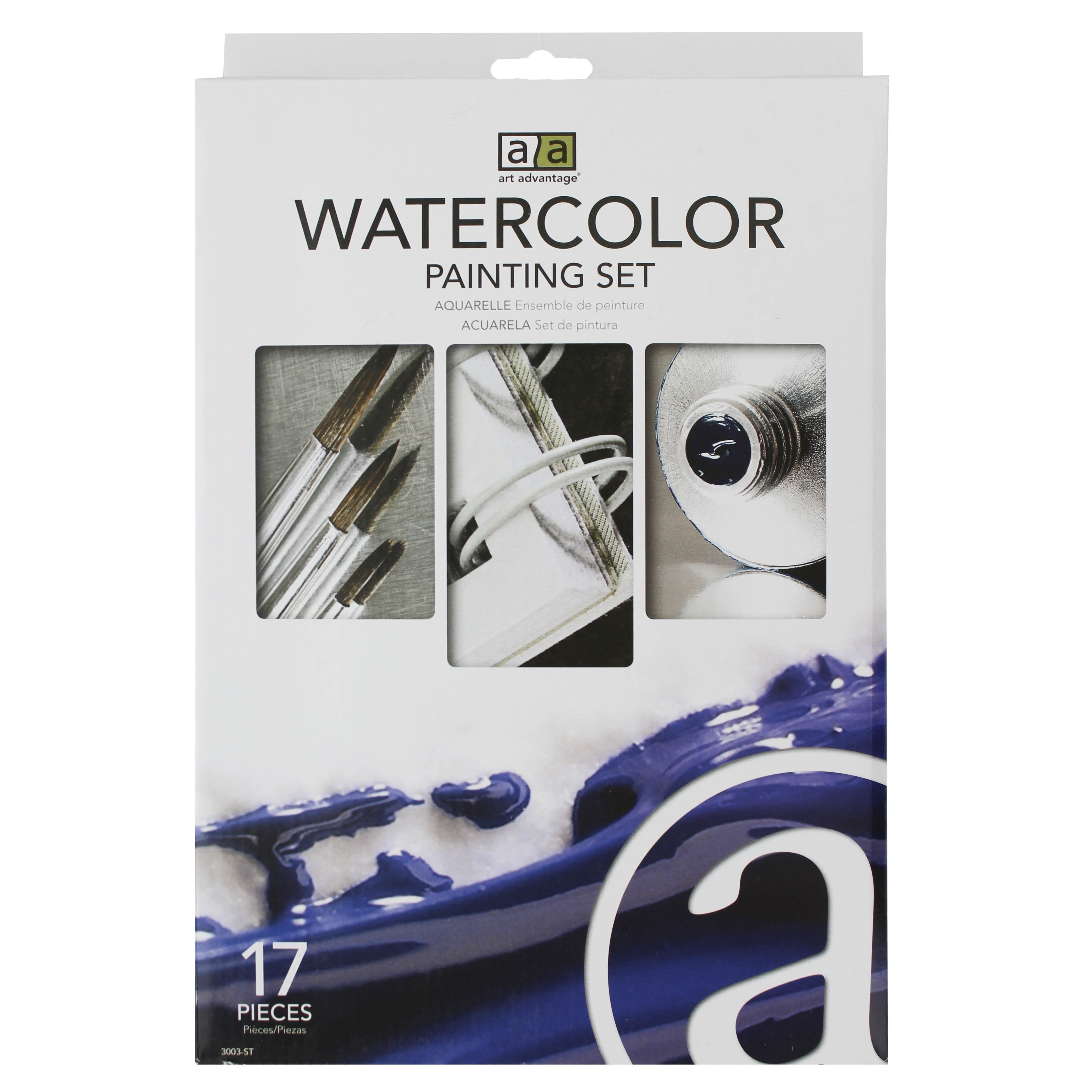 Art Advantage&#xAE; 17 Piece Mini Watercolor Paint Set
