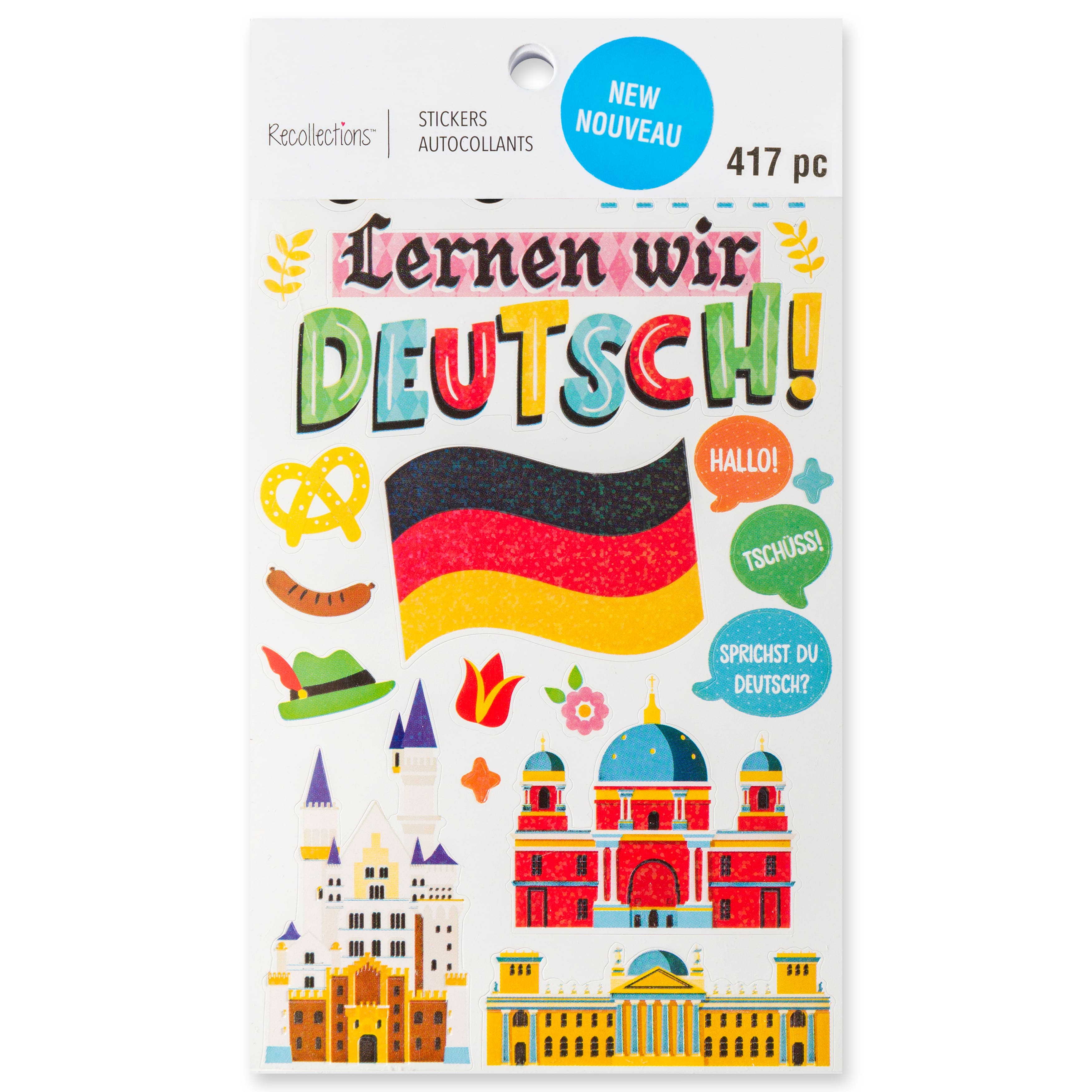 12 Pack: Germany Stickers by Recollections&#x2122;