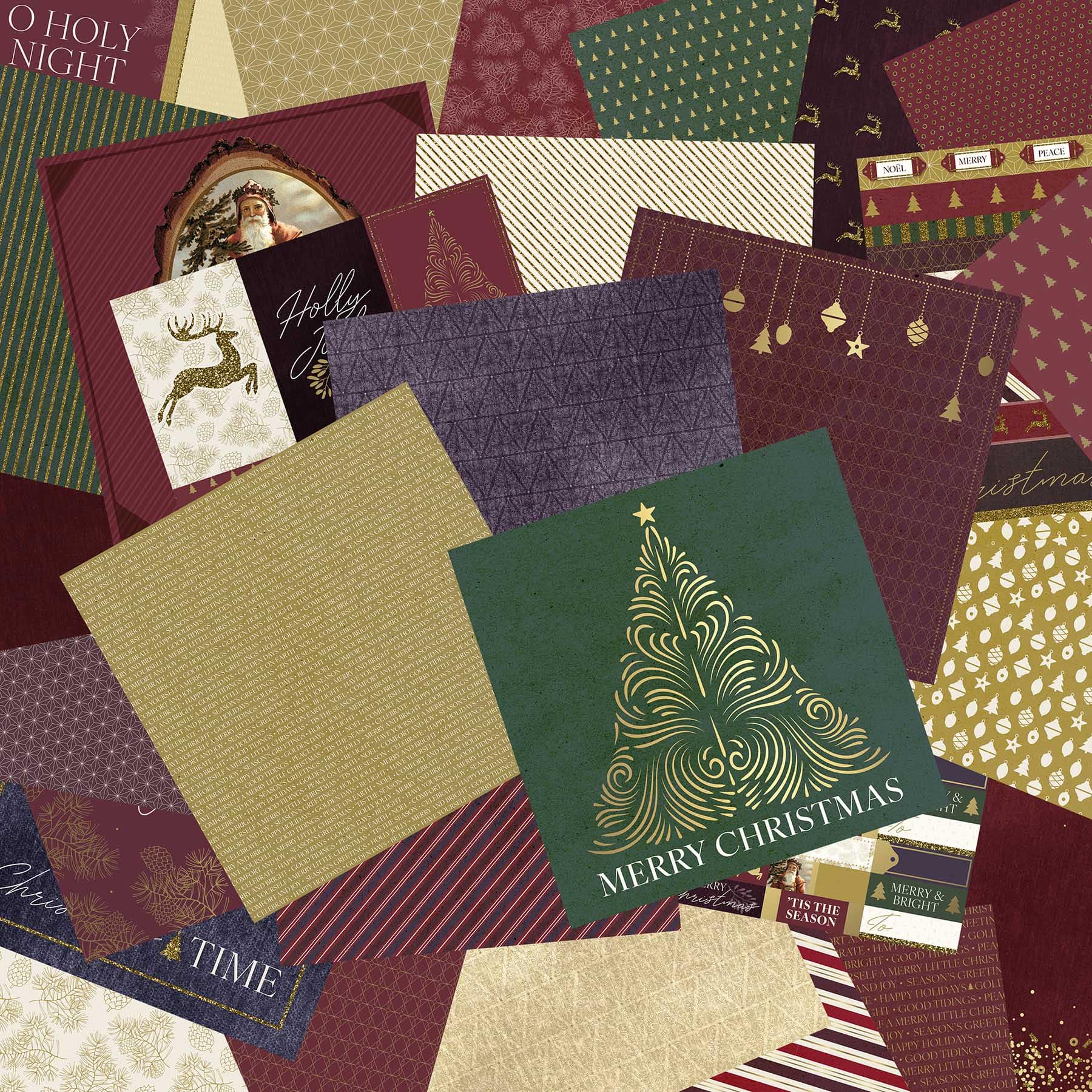 12" x 12" Holiday Tidings Paper Pad by Recollections™