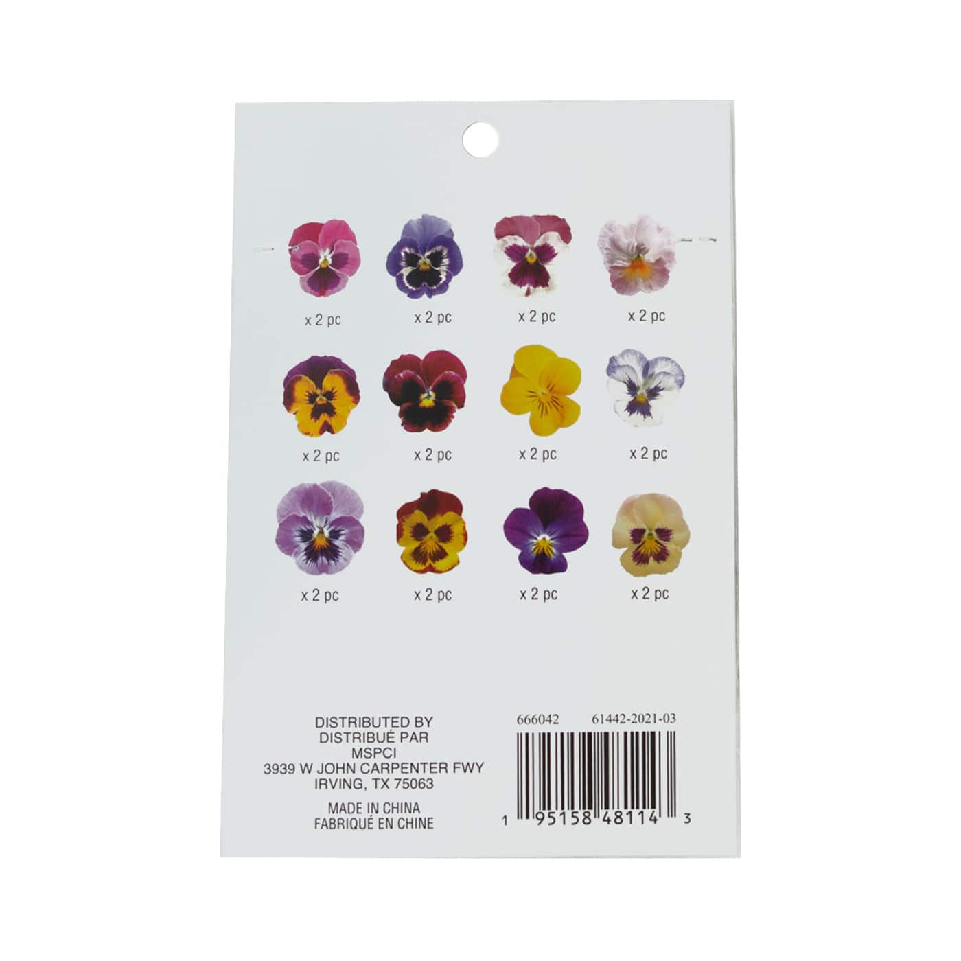 Pansy Die Cut Stickers by Recollections&#x2122;