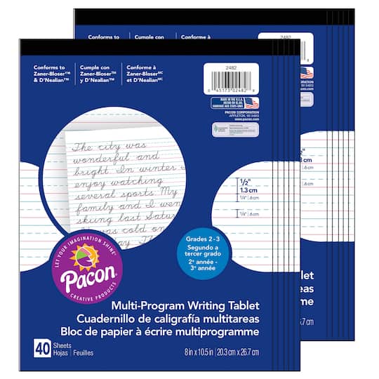 Pacon Multi Program Writing Paper at Ashley Smalley blog