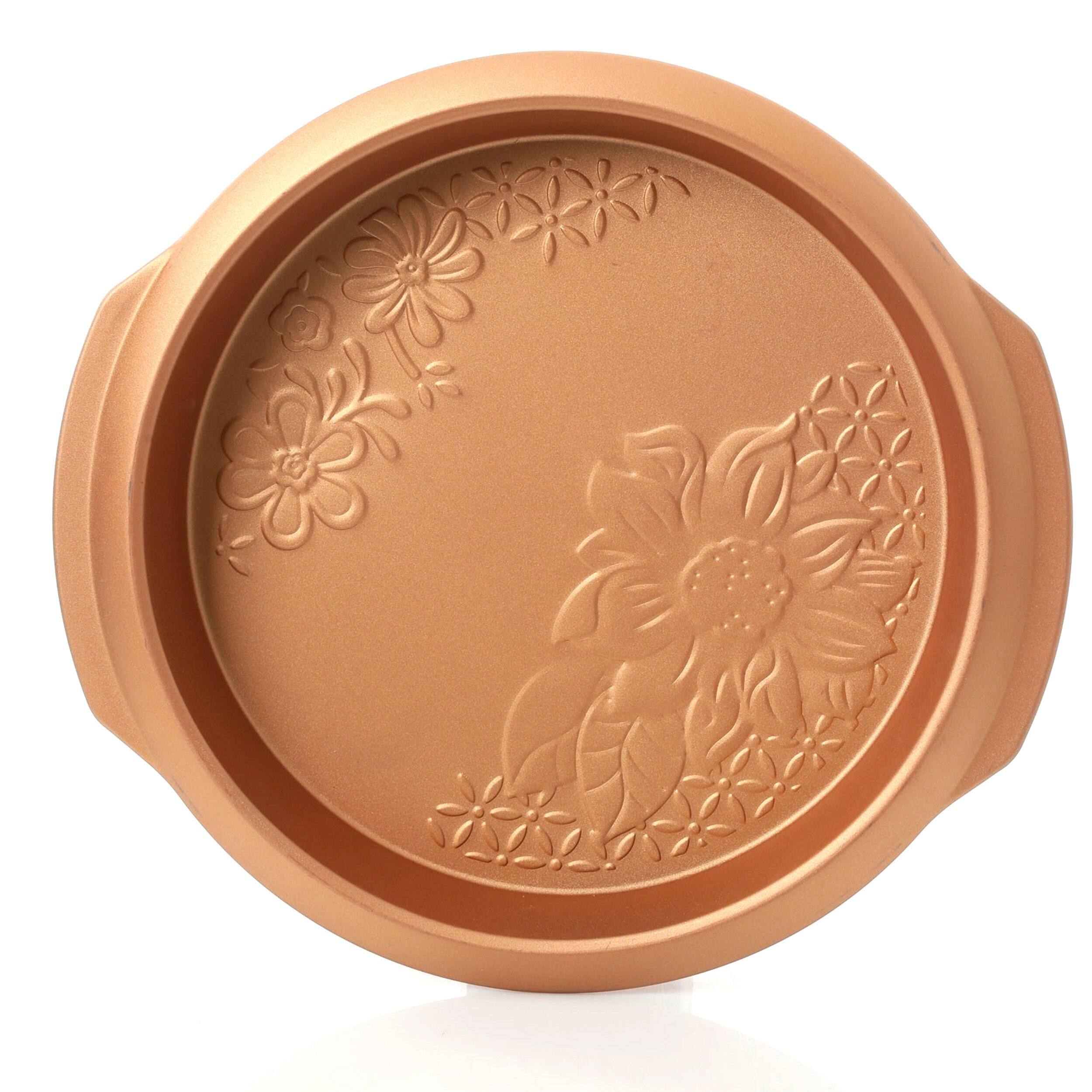 Gibson Home Richmound Copper 4-Piece Nonstick Heavy Gauge Steel Bakeware Set