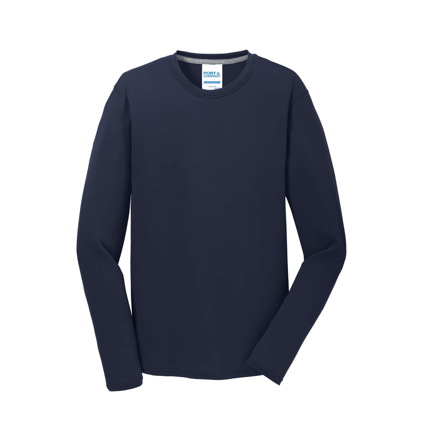 Port & Company® Long Sleeve Performance Blend T-Shirt | Michaels