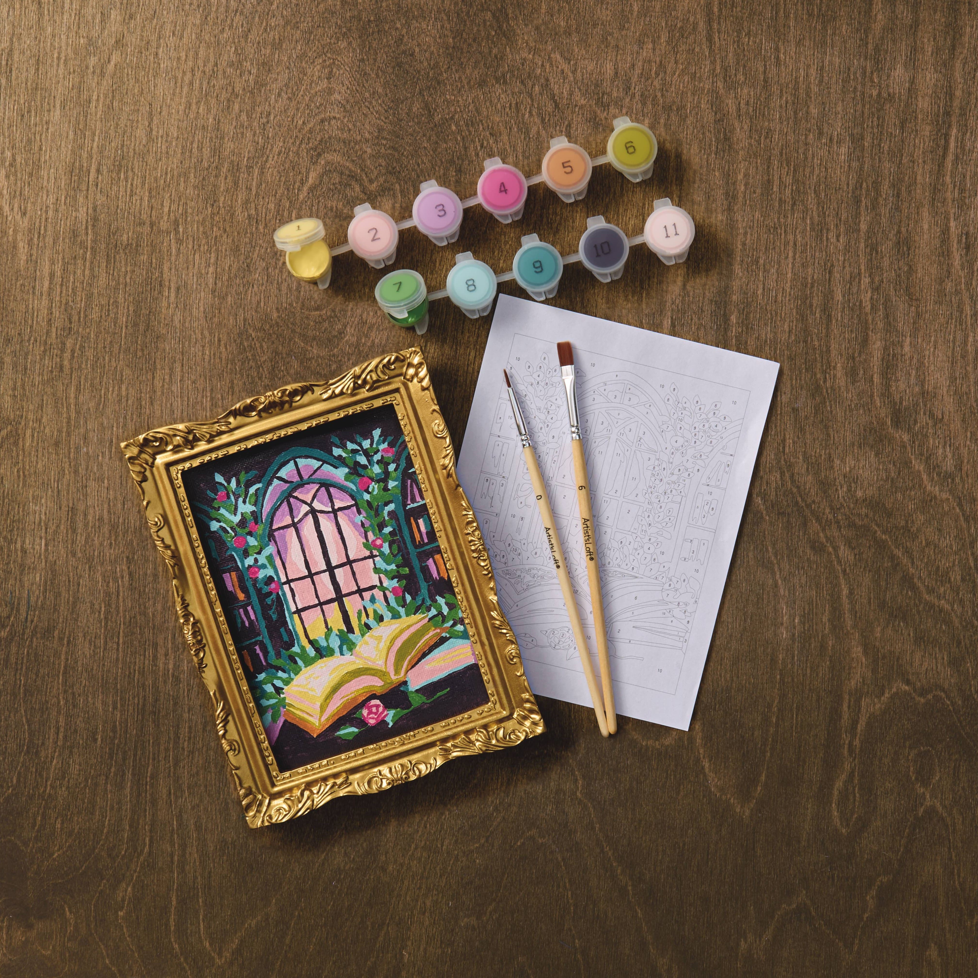 Library Paint-by-Number Framed Mini Kit by Artist's Loft®