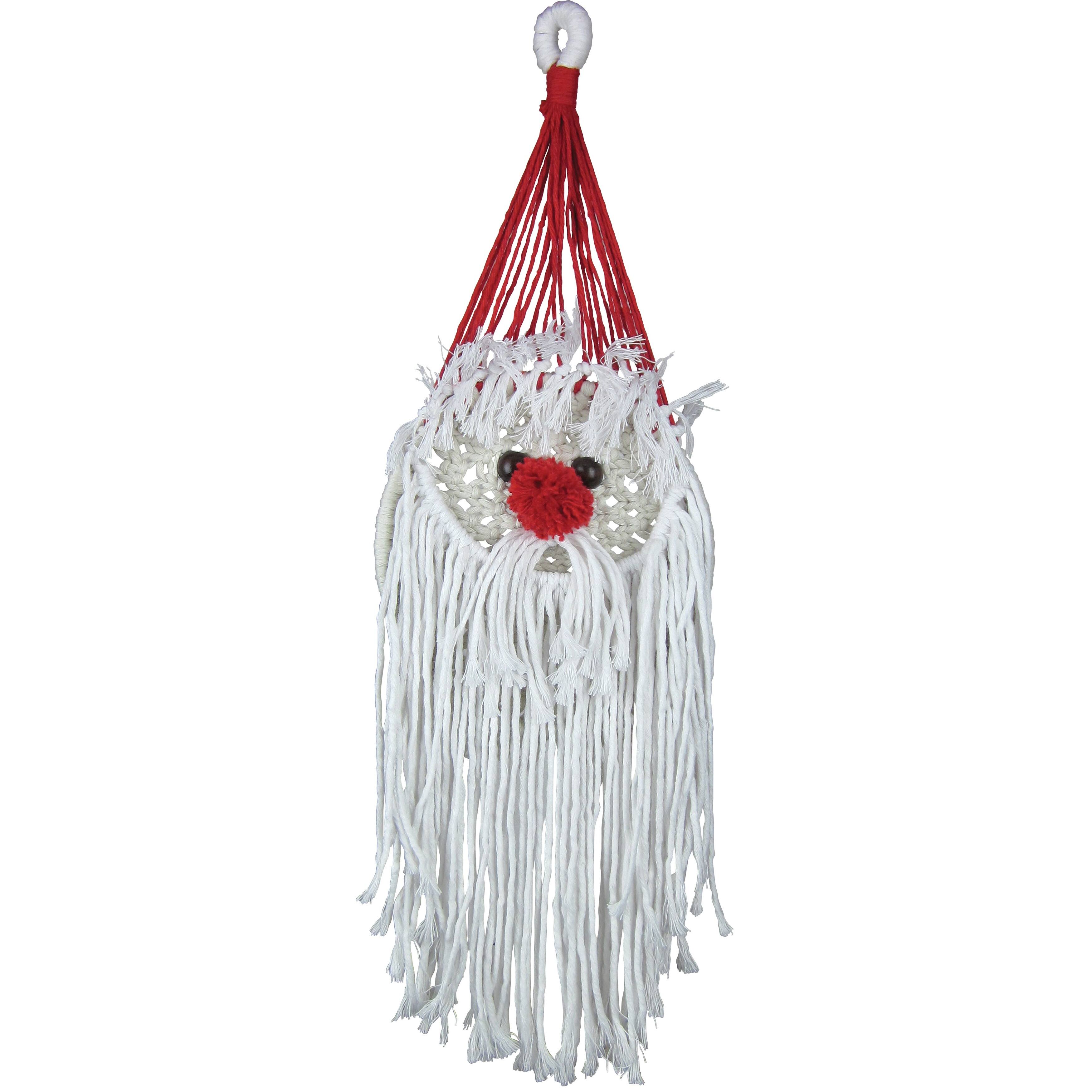 Design Works™ Zenbroidery™ Santa Macramé Wall Hanging Kit