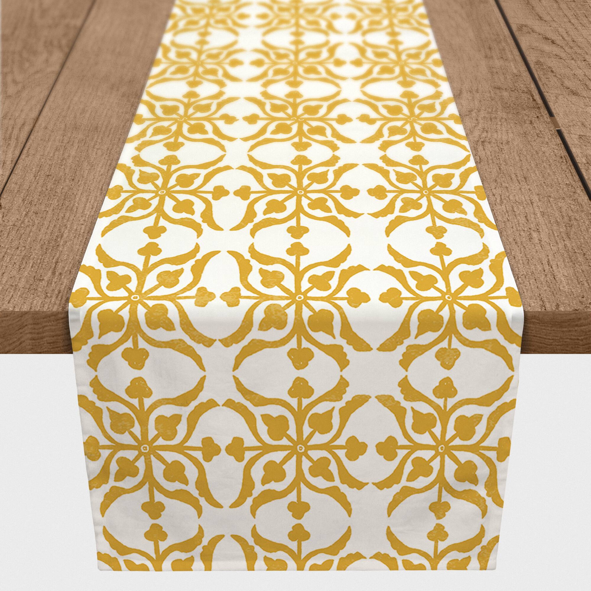 Distressed Tiles Indoor/Outdoor Table Runner