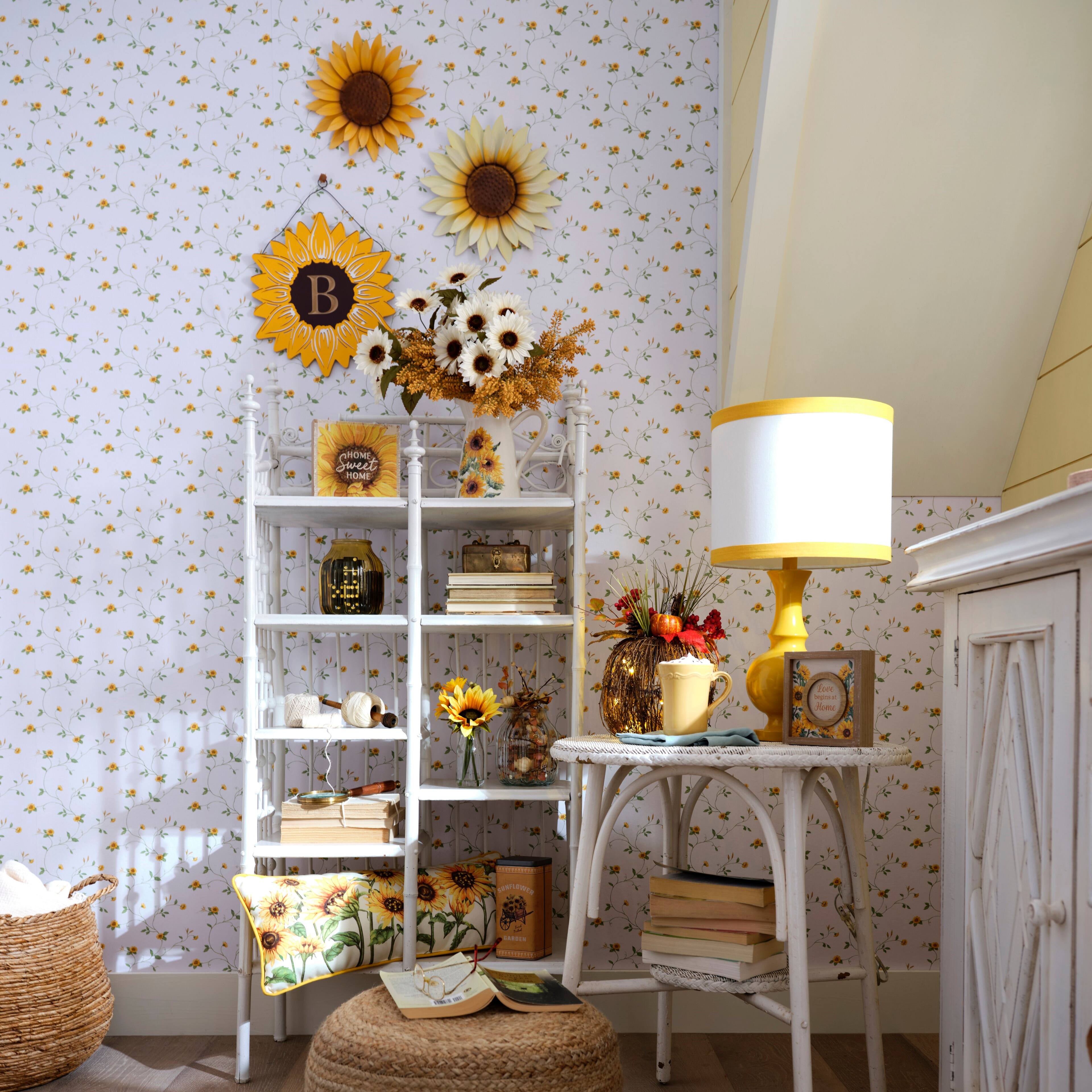 Assorted Sunflower Monogram Wall Accent by Ashland&#xAE;