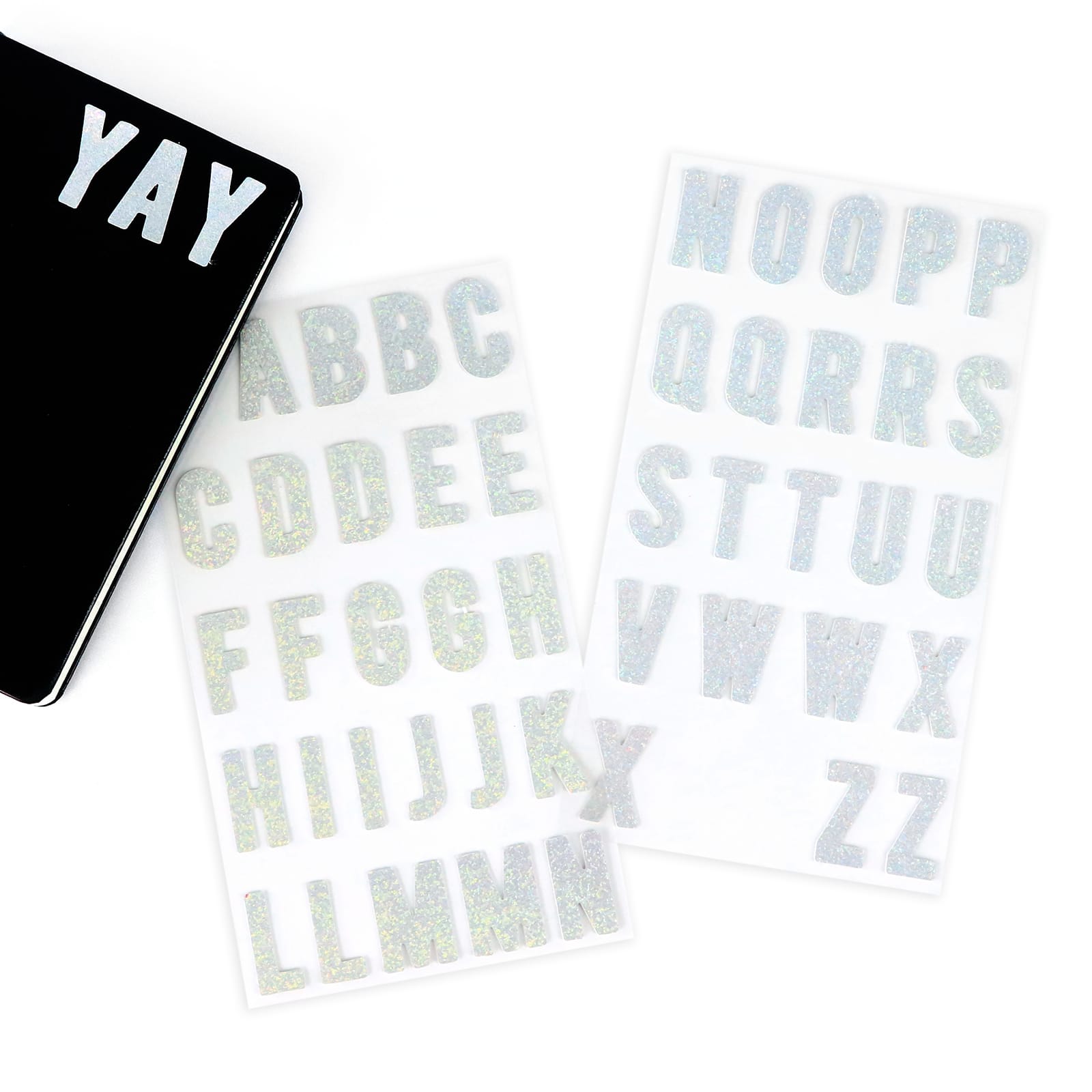 12 Pack: Fine Iridescent Glitter Stickers Stickers by Recollections™