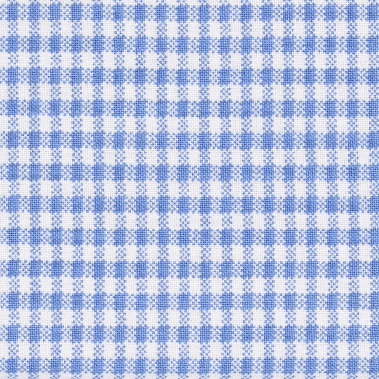 Blue & White Plaid Cotton Fabric by Loops & Threads™