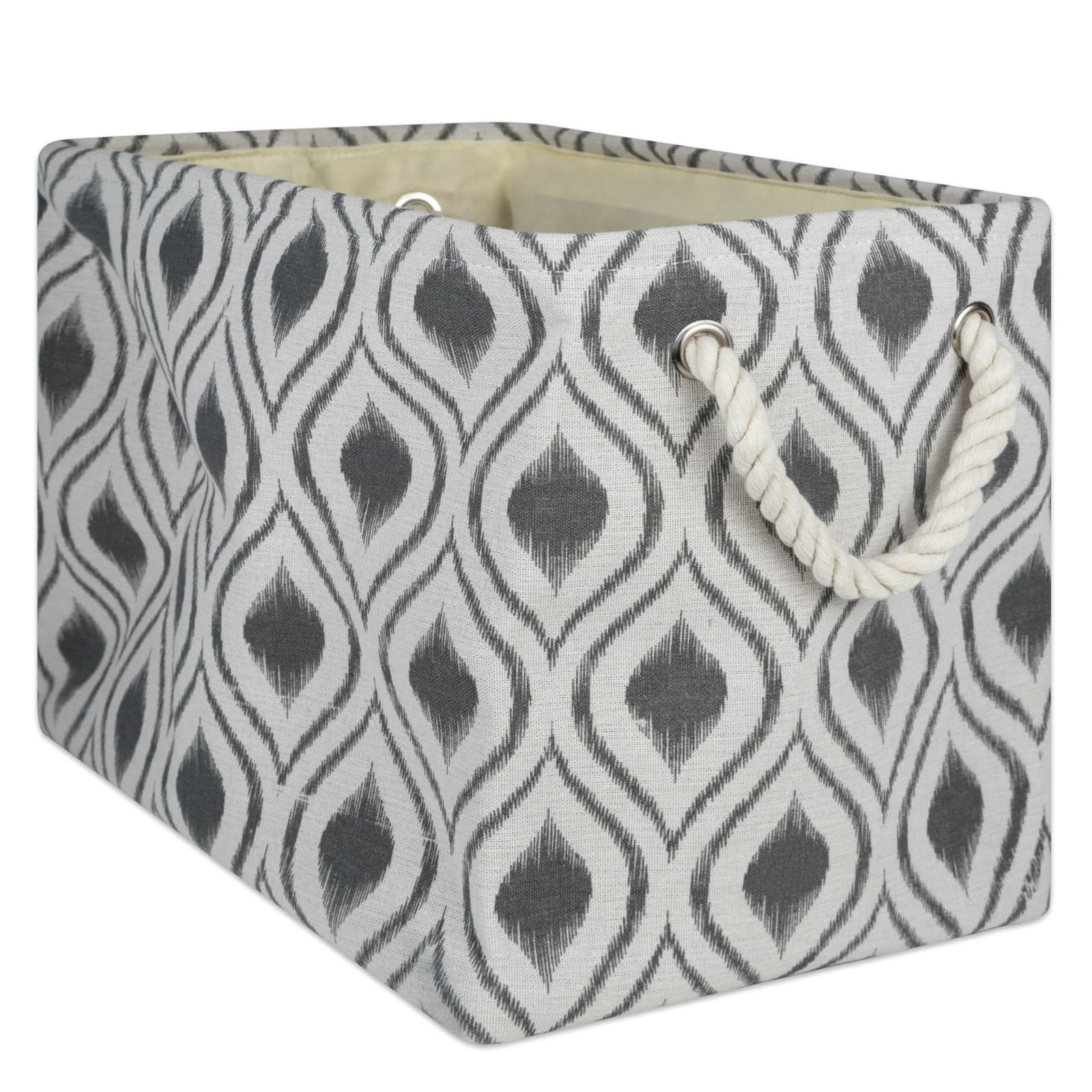 DII® Medium Rectangle Ikat Mineral Polyester Bin
