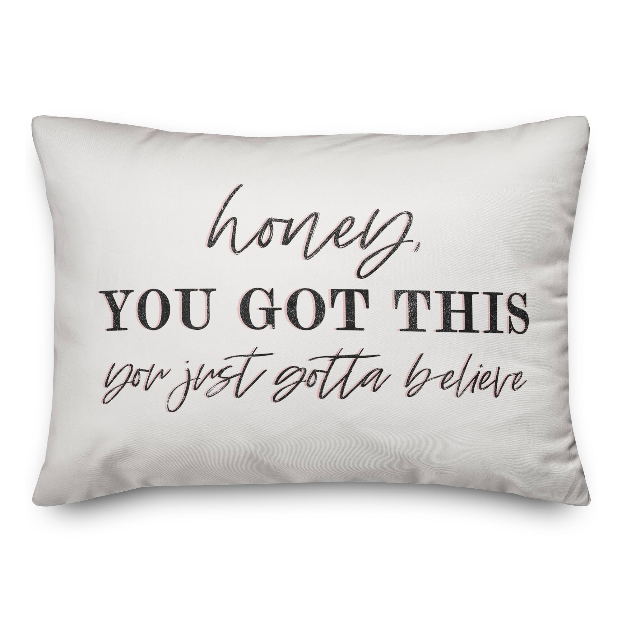 Honey, You Got This Throw Pillow