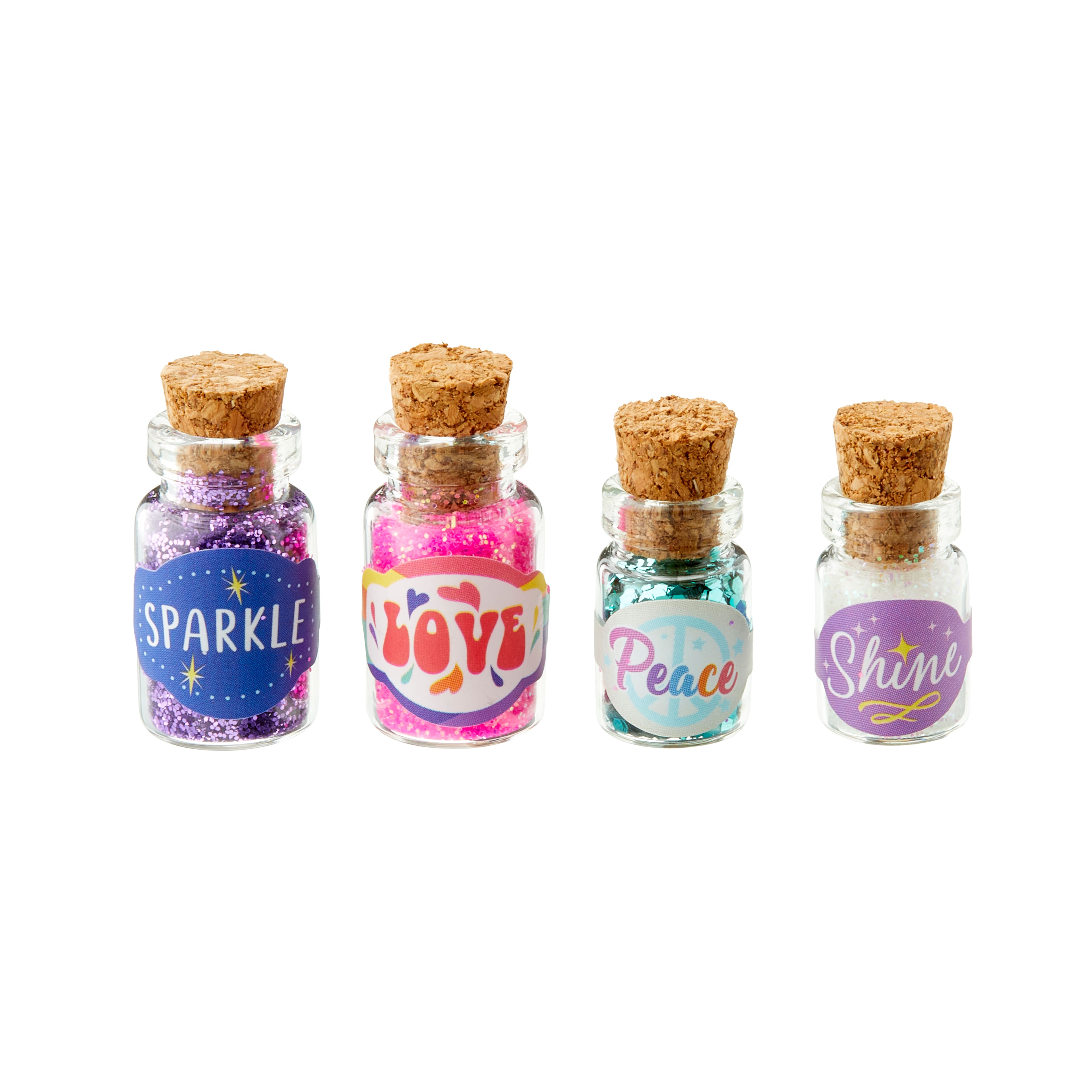 Mini Glitter & Sequin Bottles - J&J Crafts