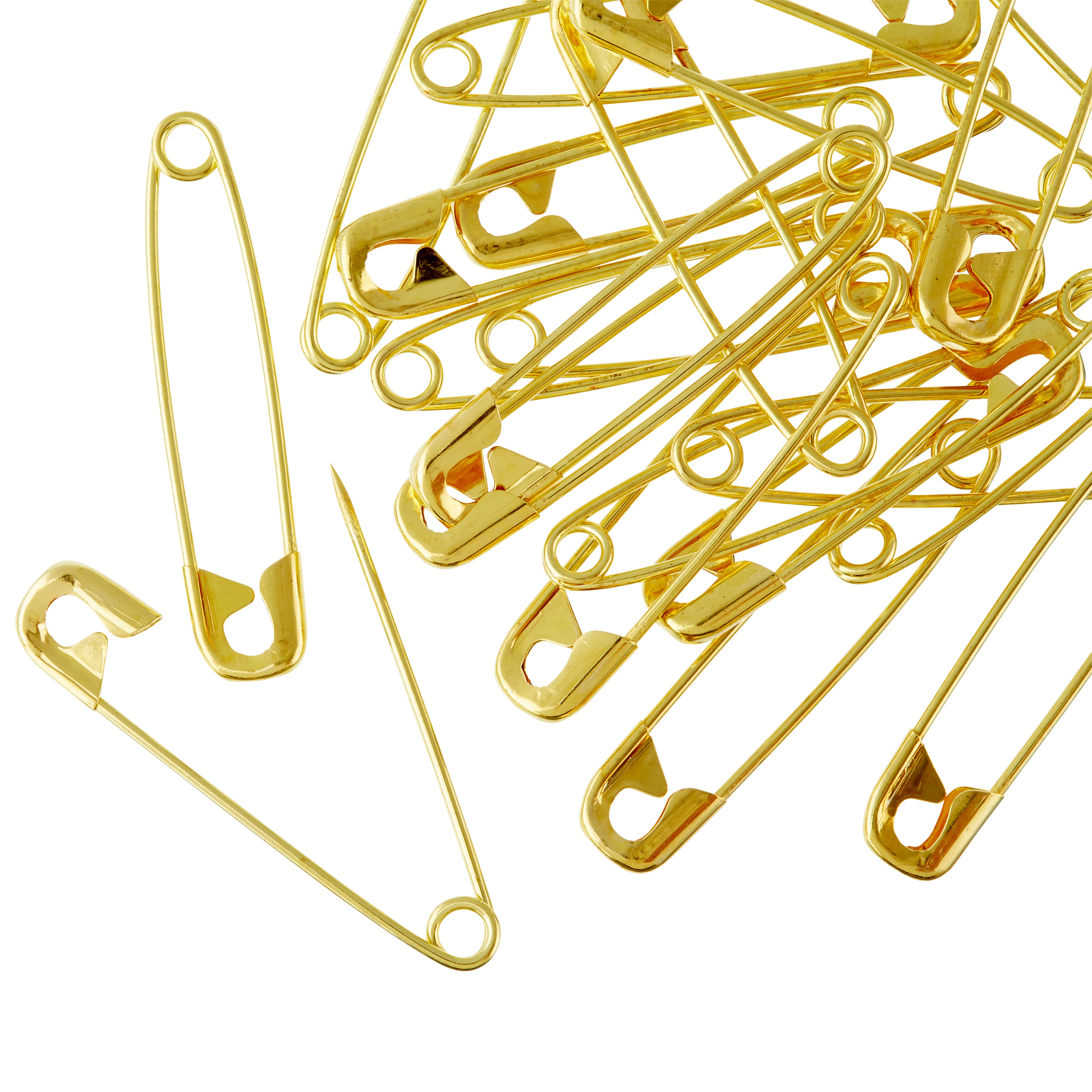 Loops &#x26; Threads&#x2122; Quilter&#x27;s Safety Pins, Gold, 2&#x22;