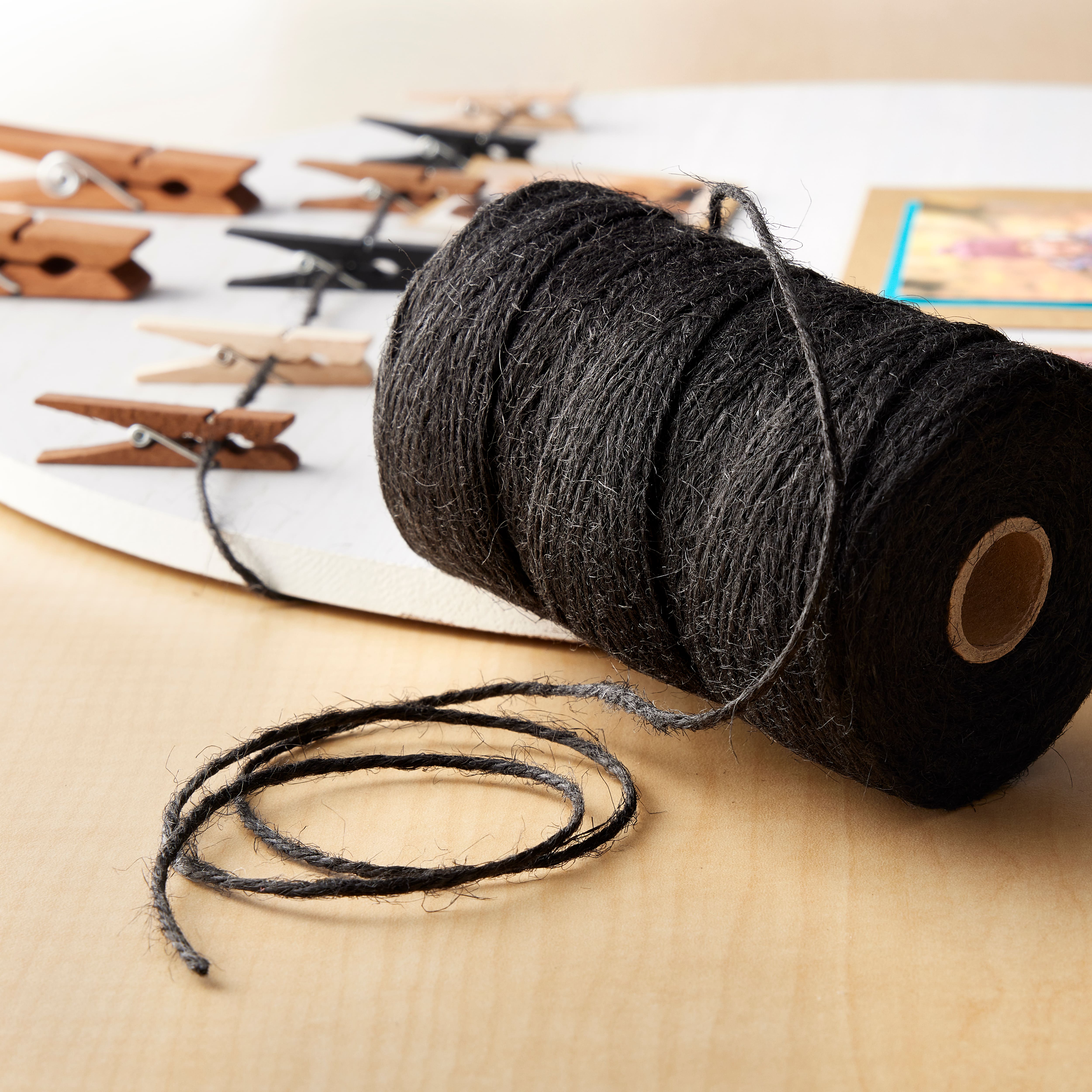 12 Pack: 150yd. Black Jute Spool by Recollections&#x2122;