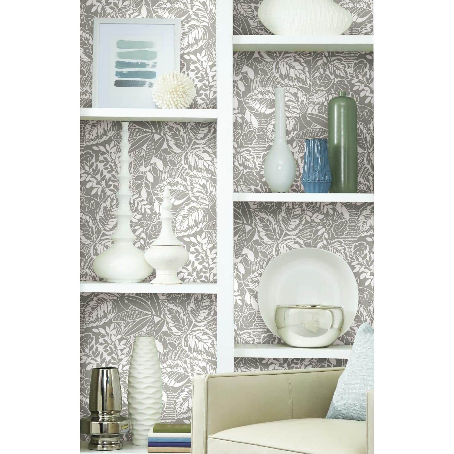 RoomMates Vintage Batik Jungle Peel & Stick Wallpaper